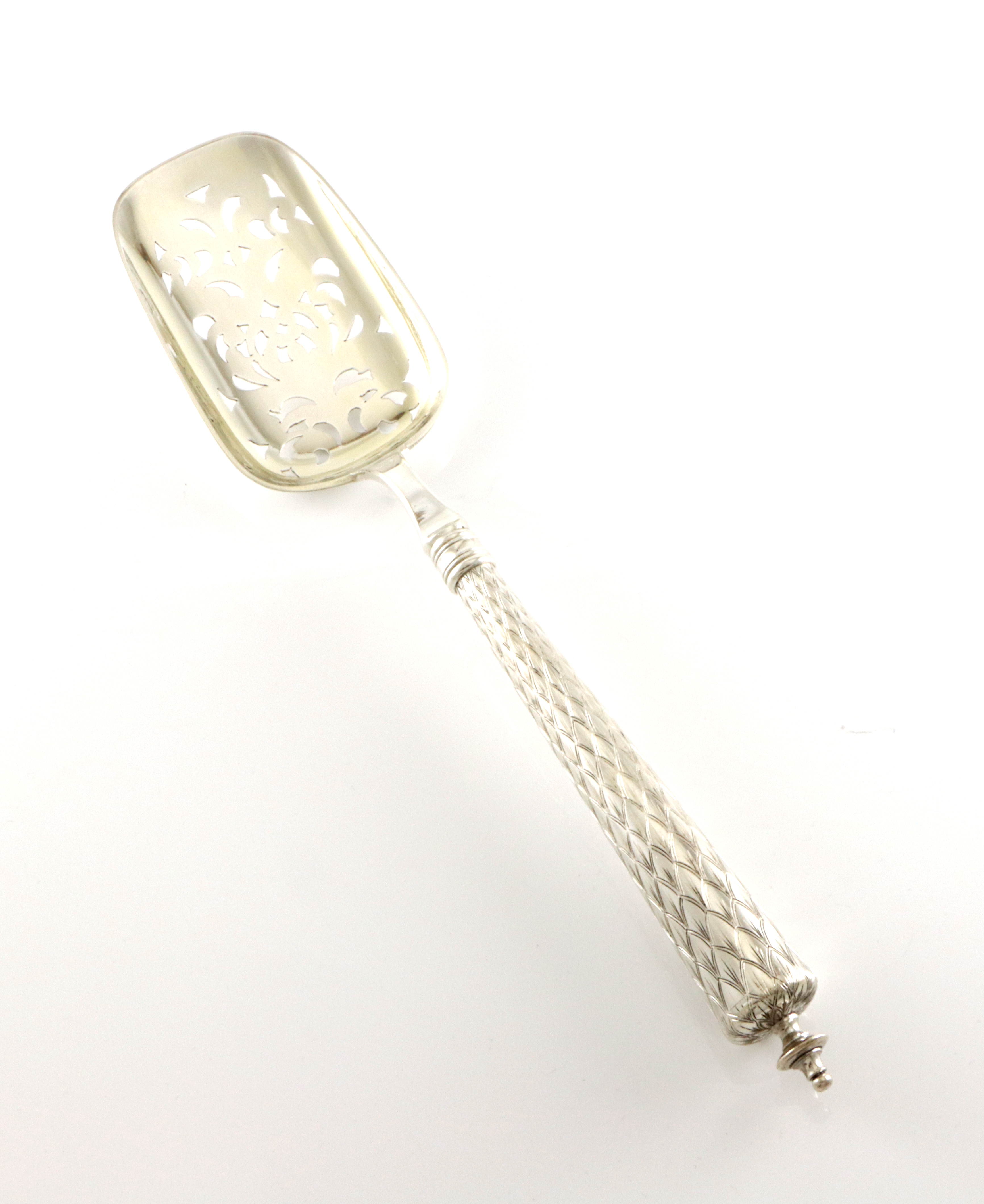 Antikk dansk jordbærskje. 1879