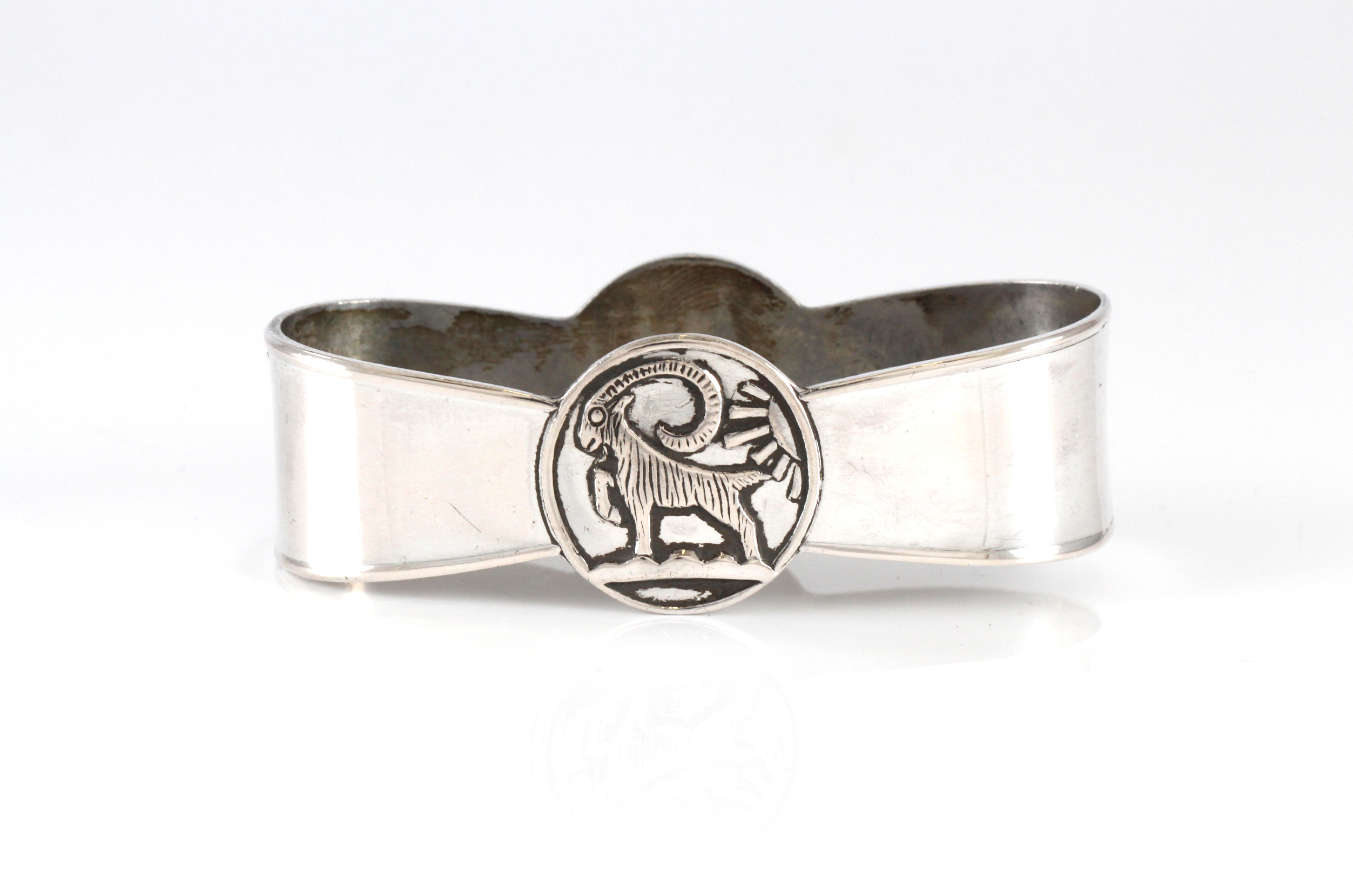 Serviettring i sølv