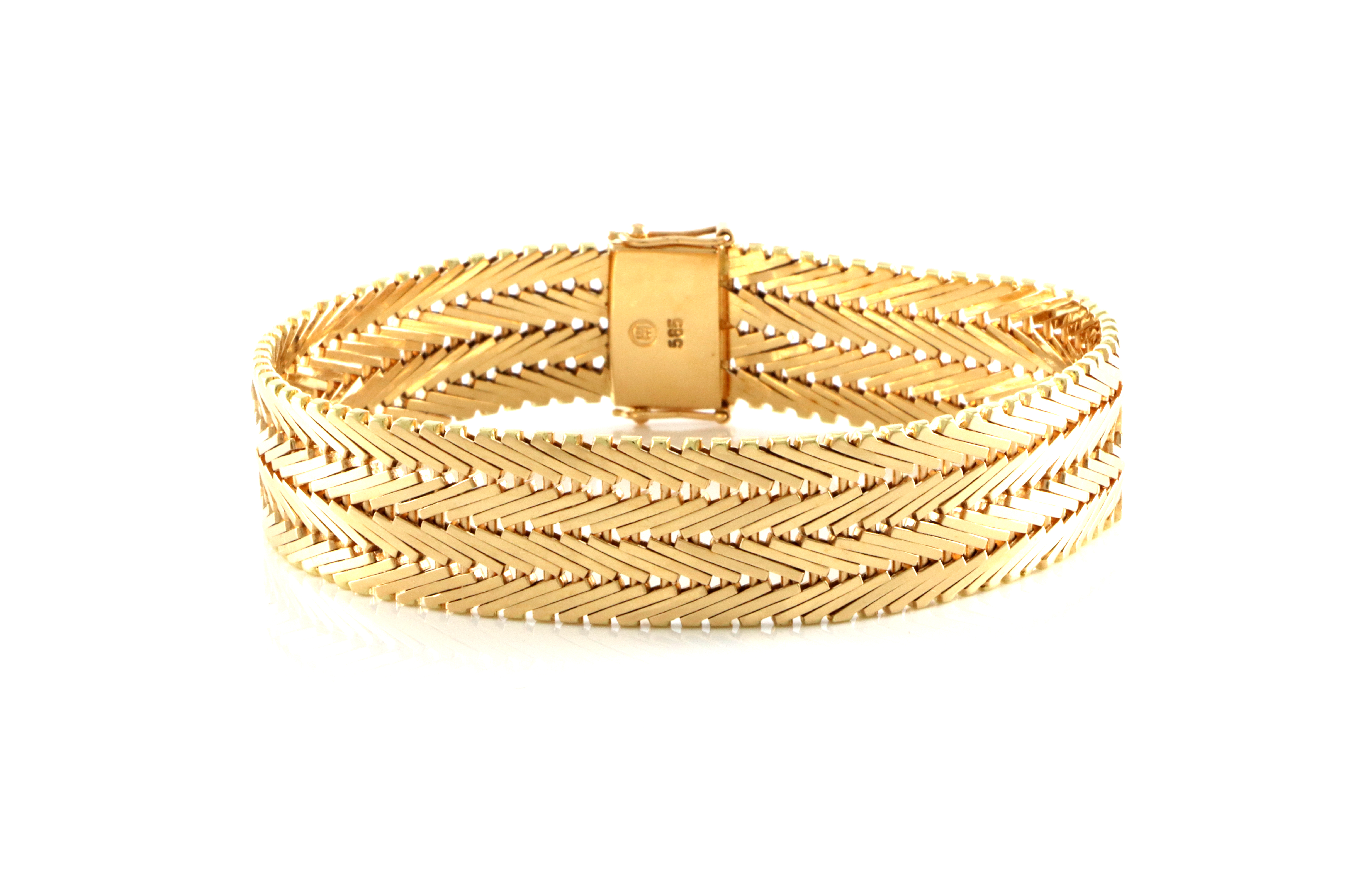 Aks armbånd. Dobbel. 18,5 cm