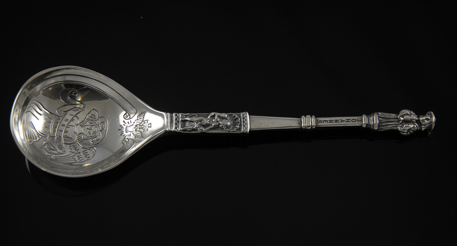 Apostelskje i sølv fra David-Andersen