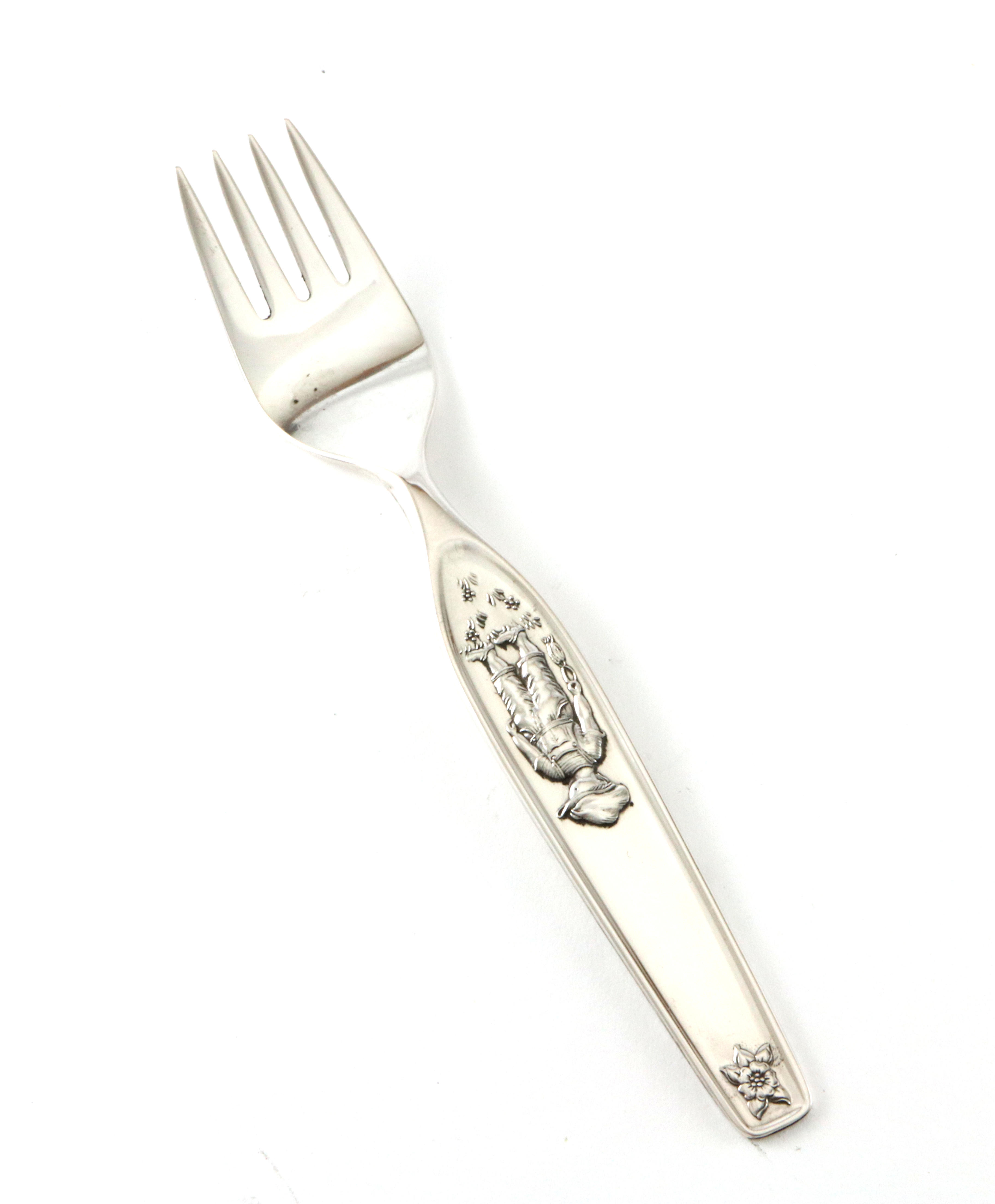 Hans og Grethe, barnebestikk i sølv.