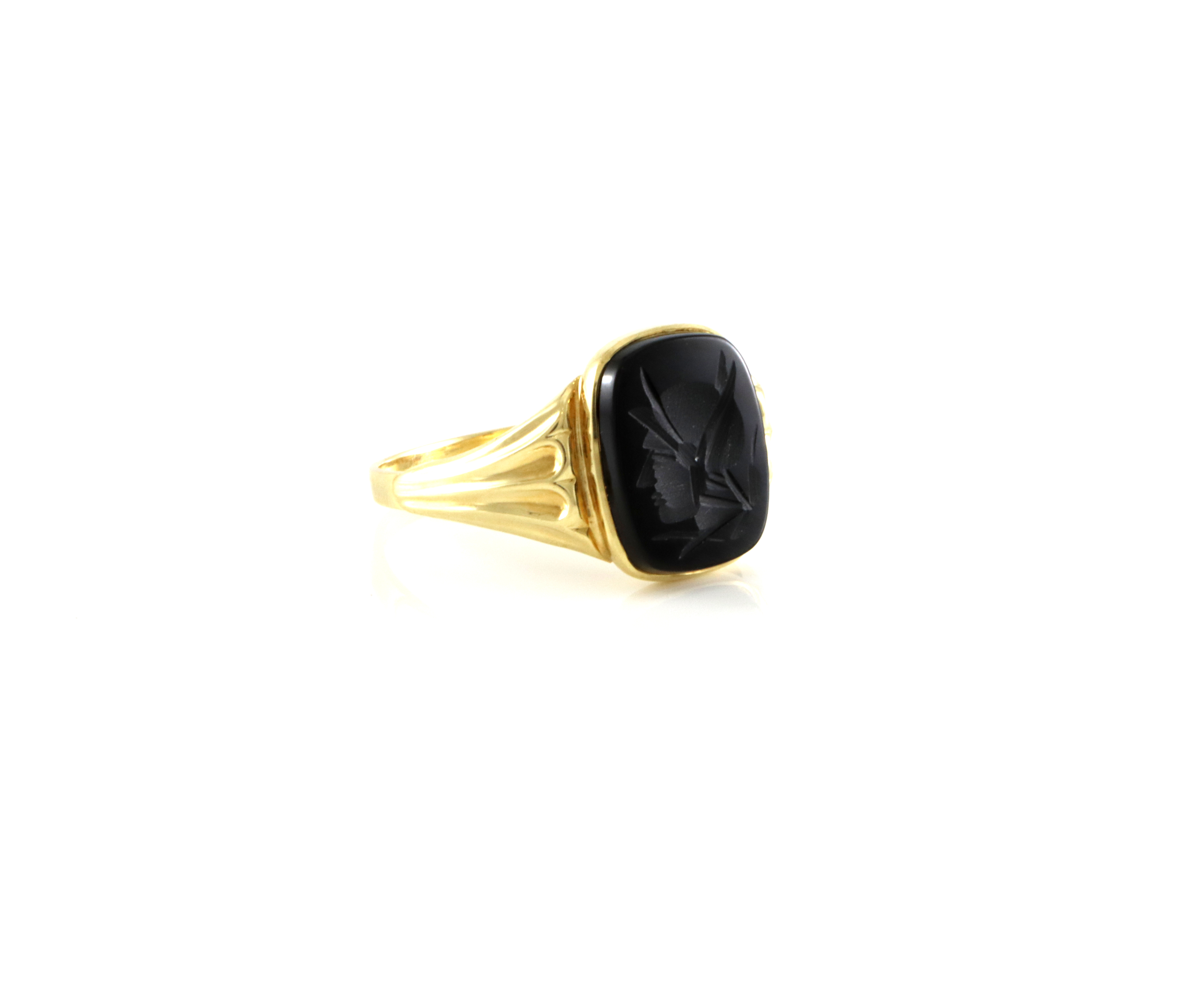 Herrering med onyx. "Romerhode"