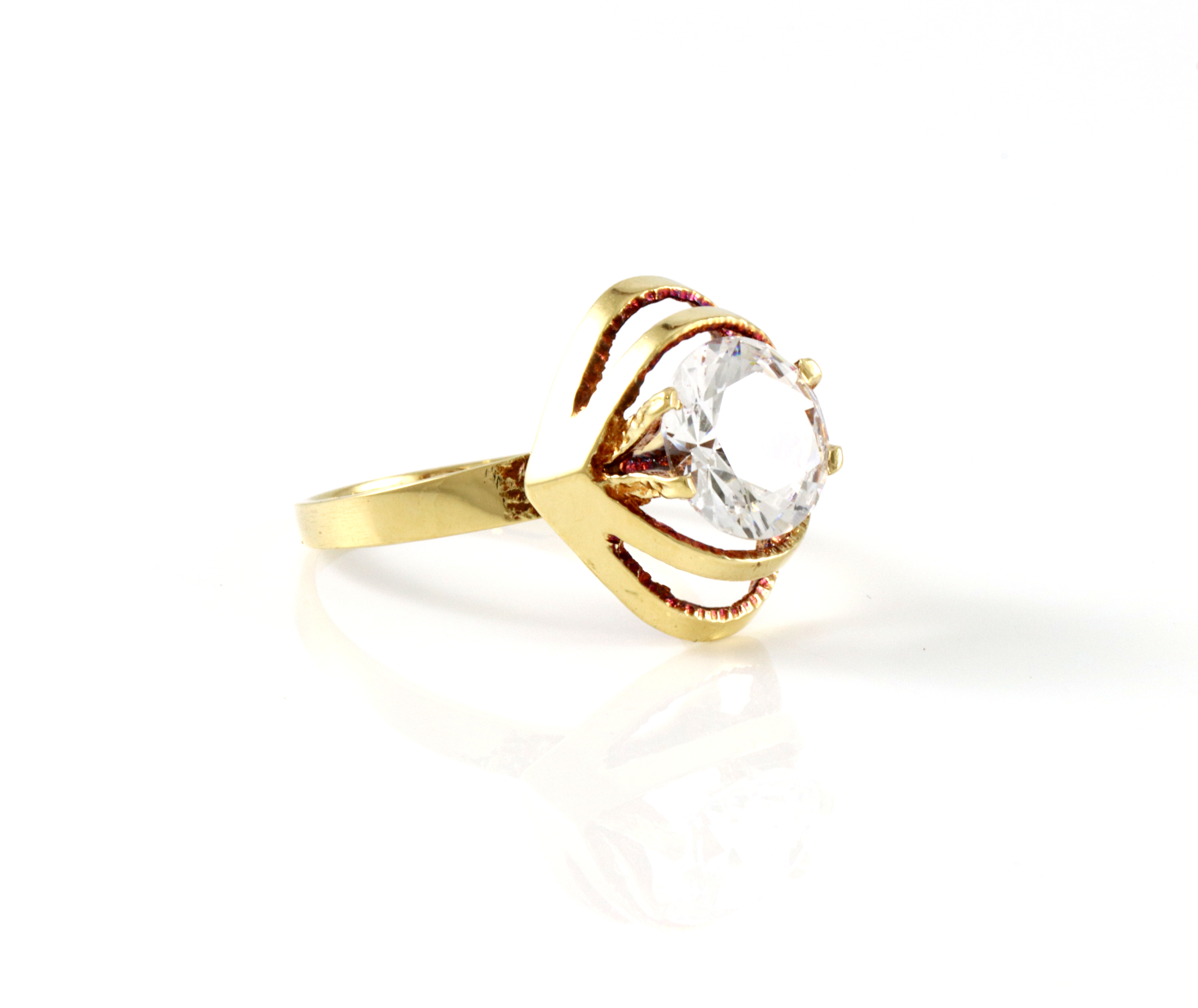 Ring med bergkrystall. Harsheim, Oslo