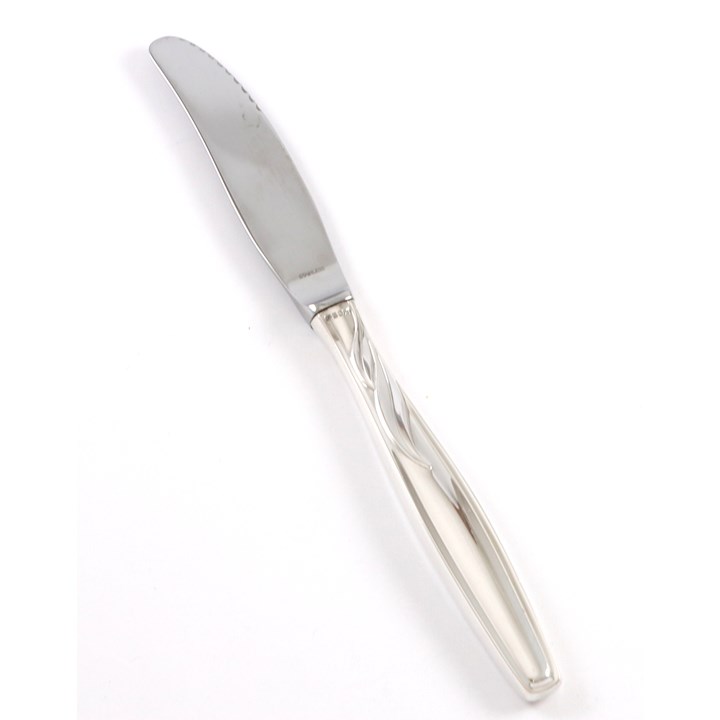 Minnesølv spisekniv i sølv