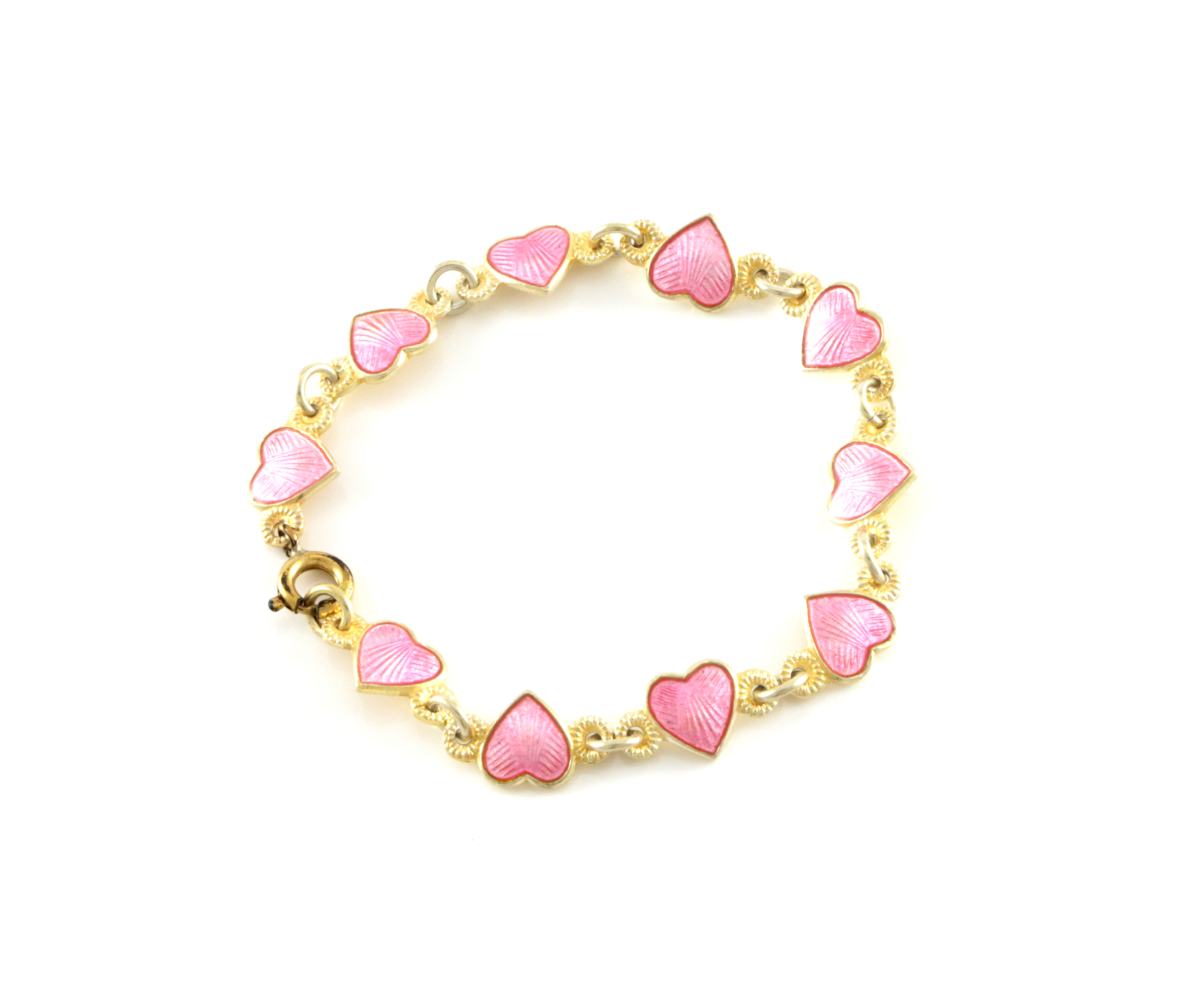 Emaljerte armlenker i sølv