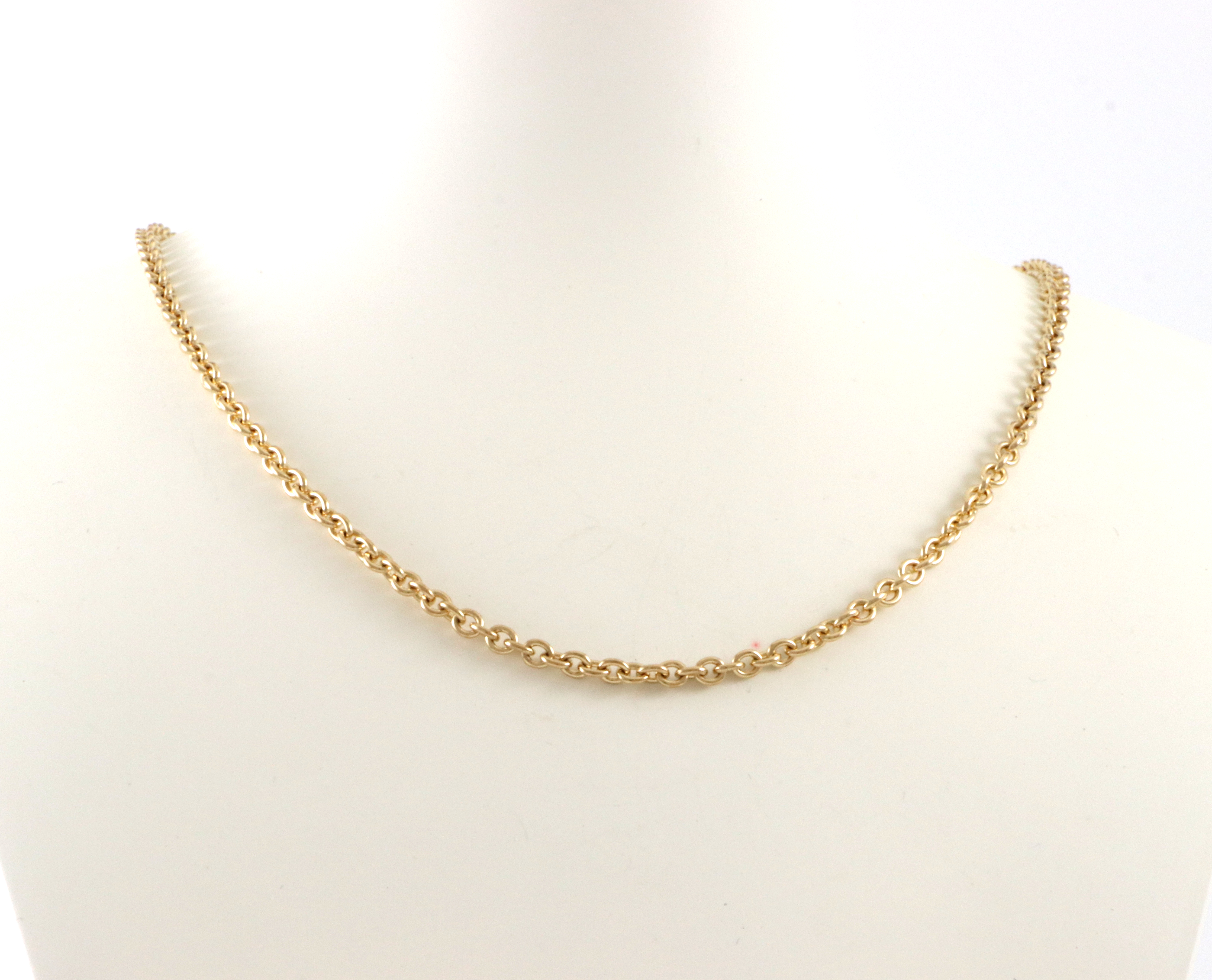 Rund anker/ertekjede. 45 cm