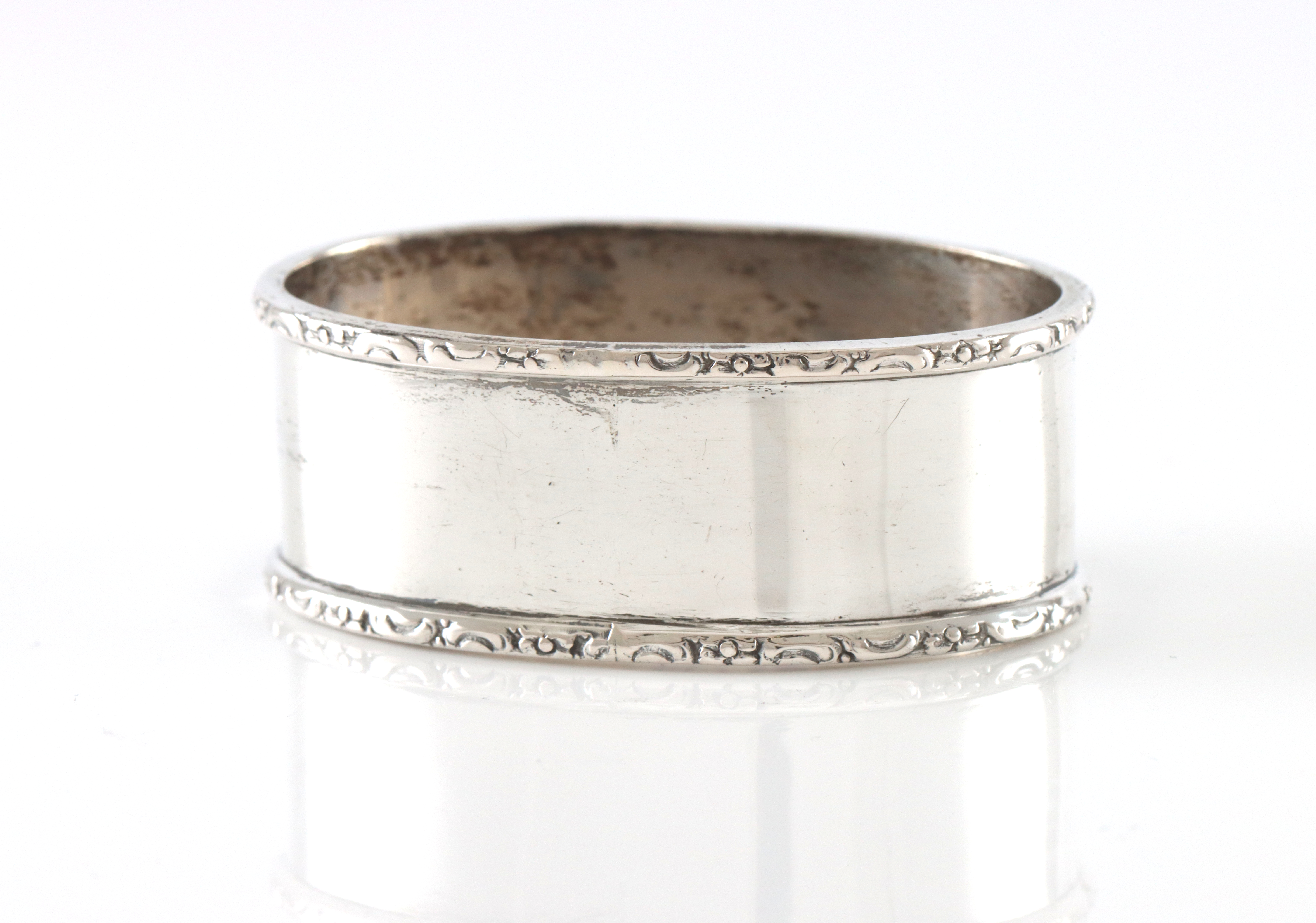 Serviettring i sølv