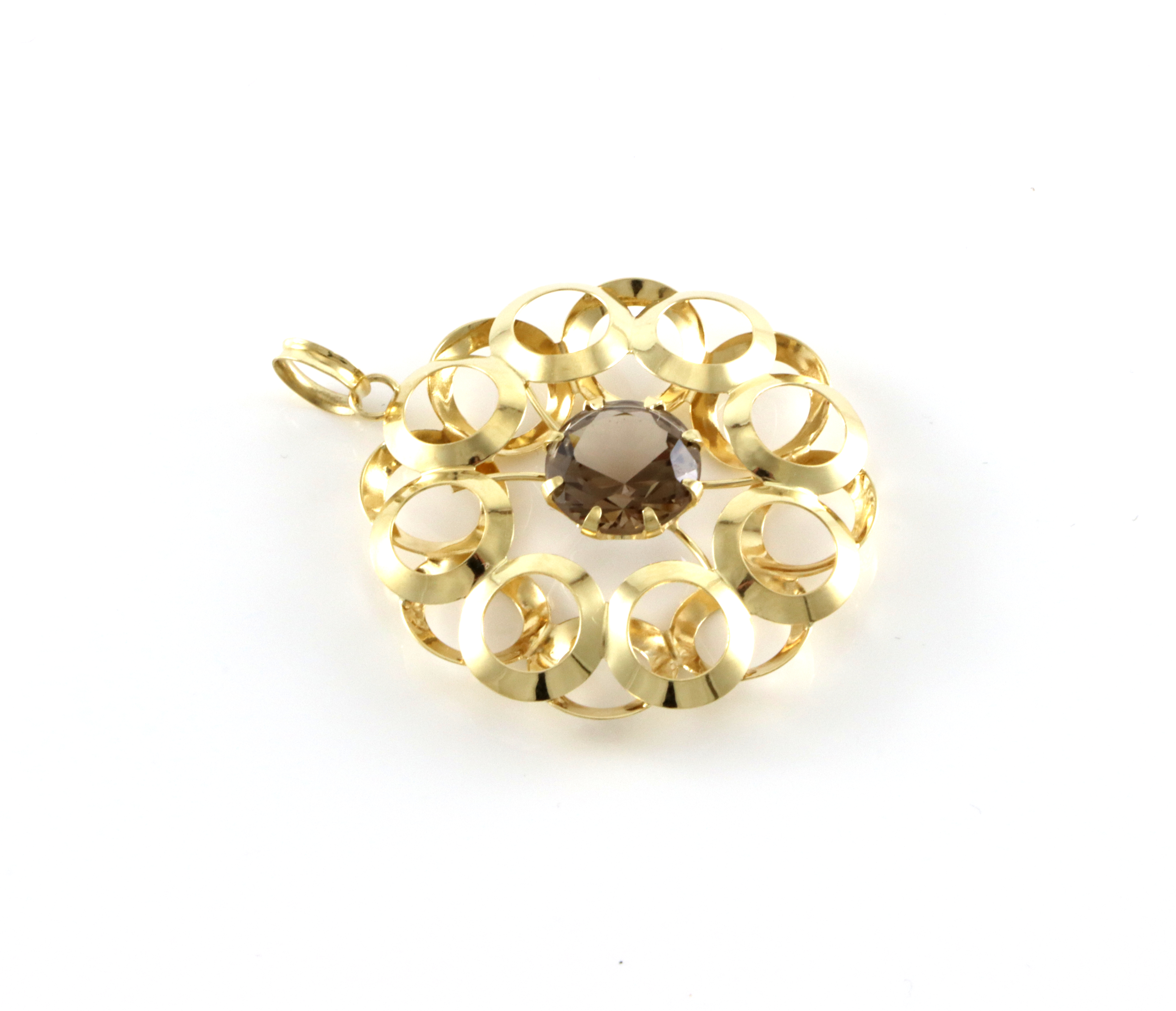 Klassisk anheng med røykkvarts fra Ivar T Holth