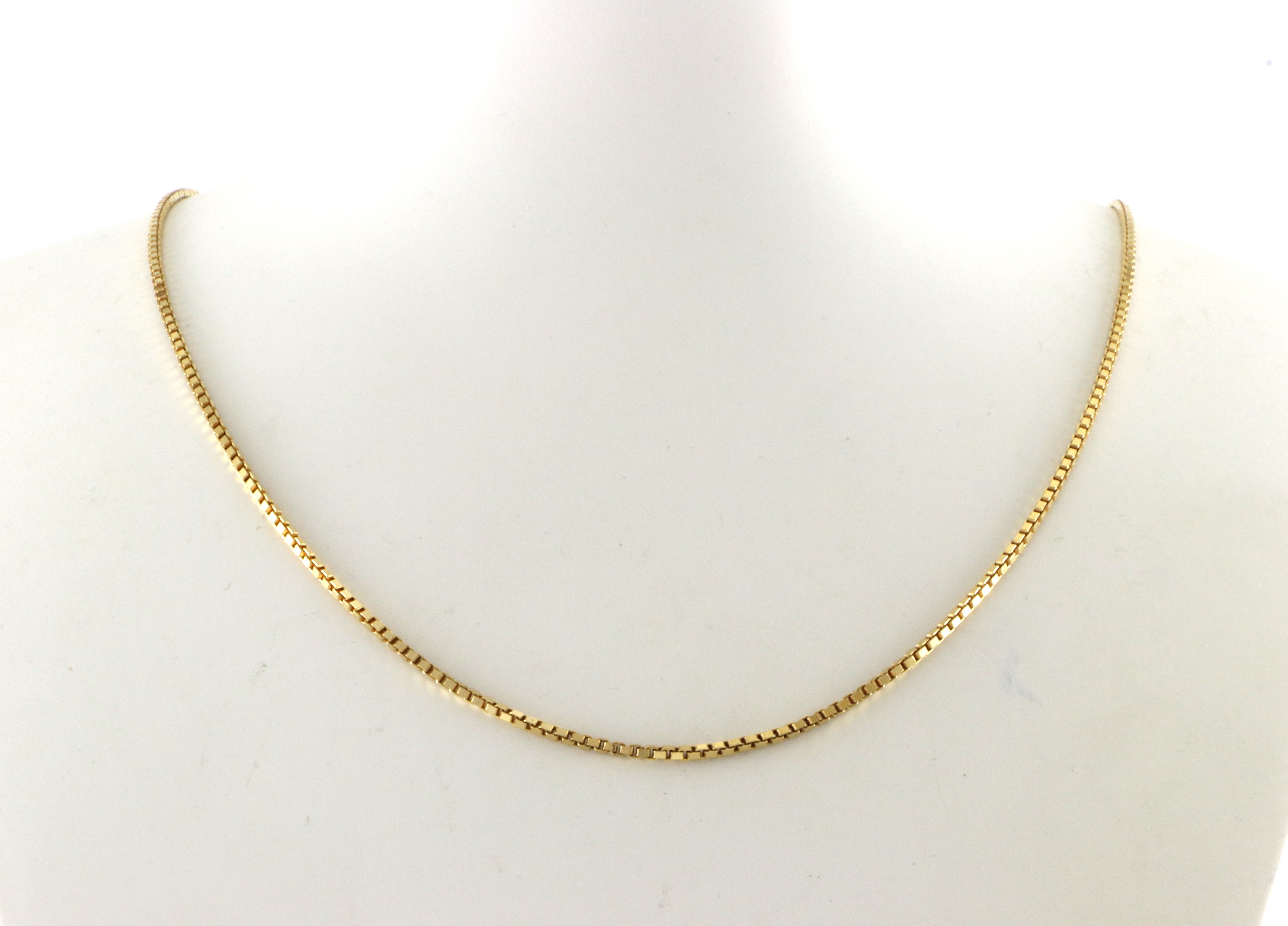 Veneziansk anhengslenke. 42 cm