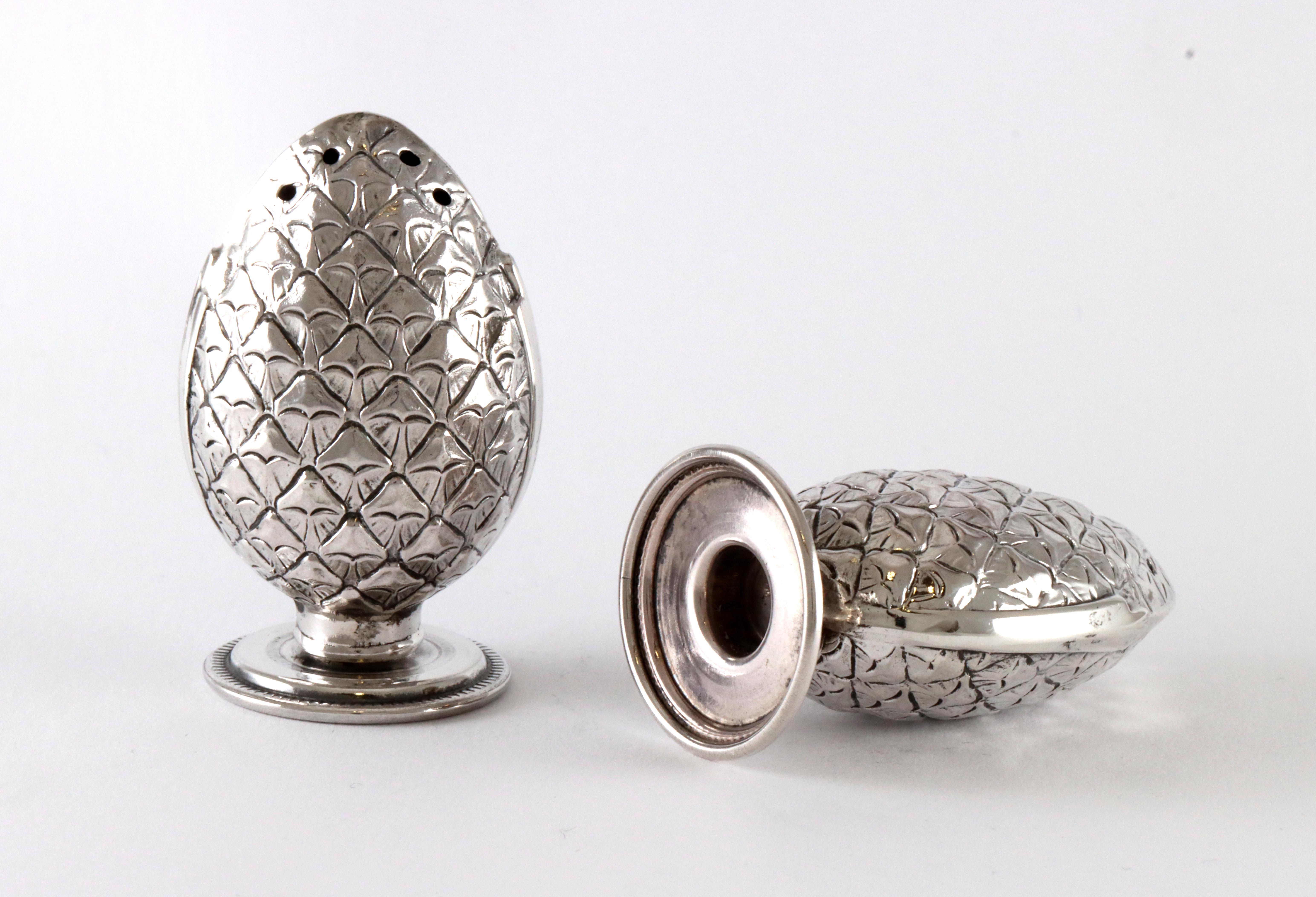 Salt&Pepperbøsser i sølv