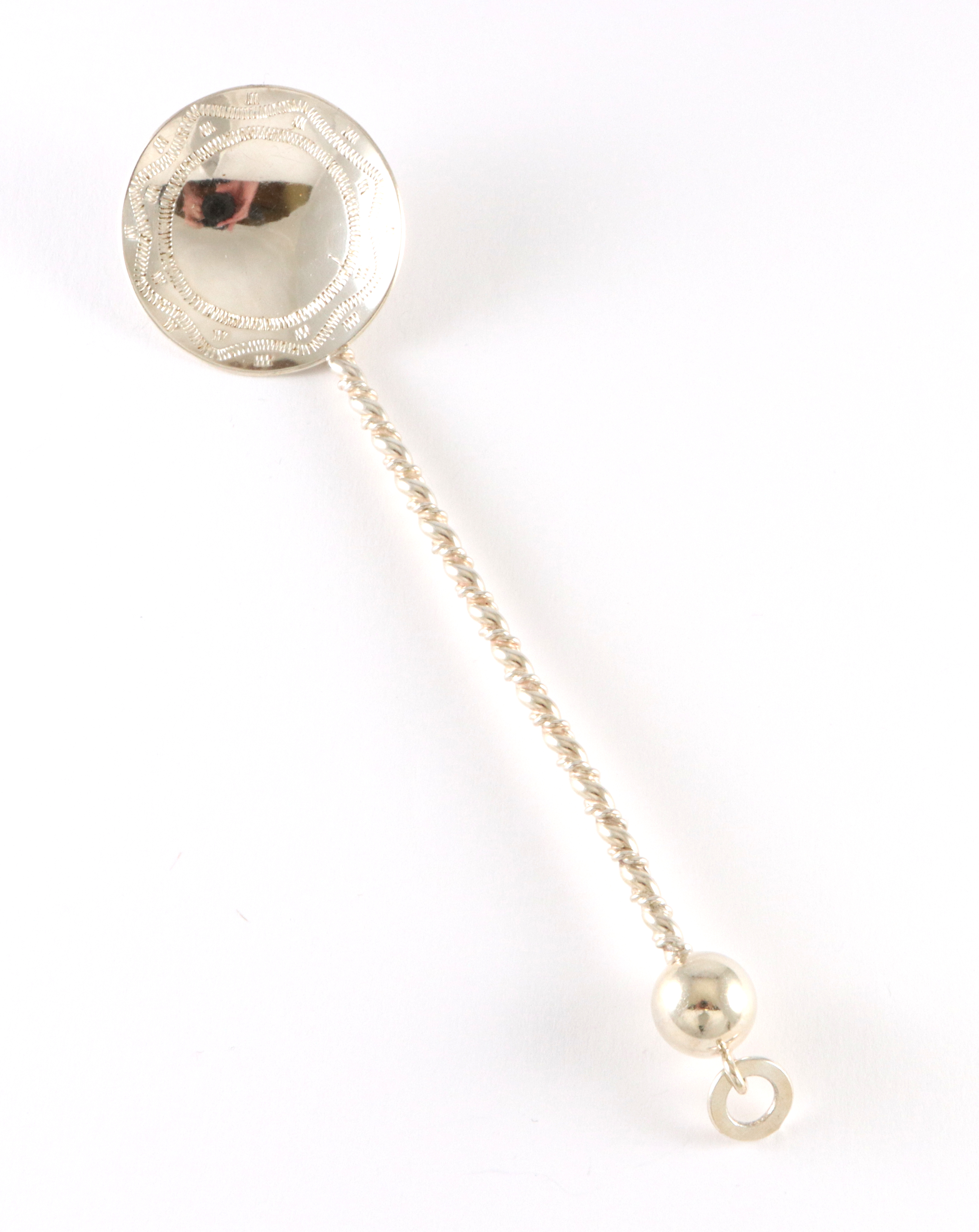 Samiskinspirert skje i sølv, Sølvsmia i Karasjok.