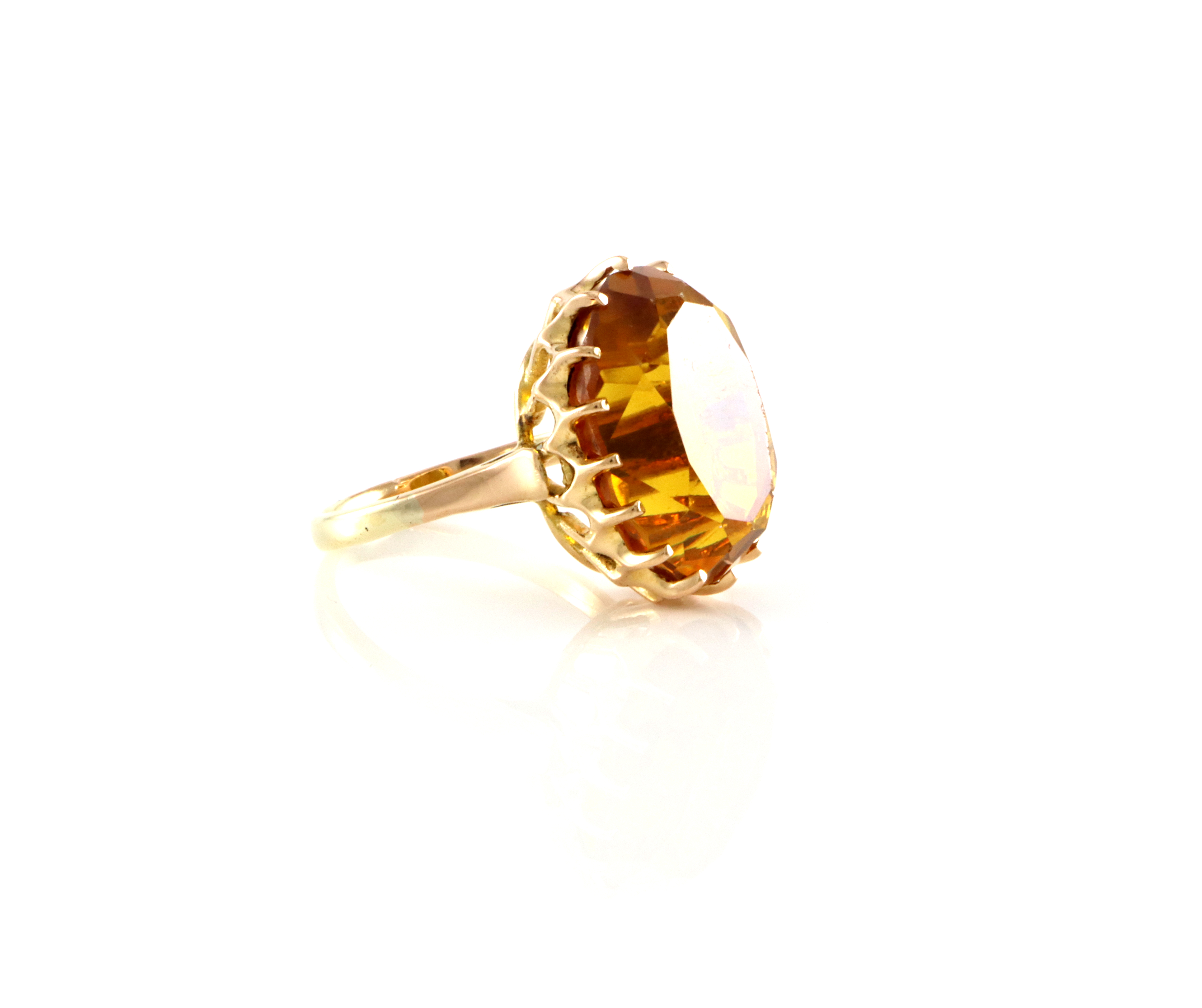 Lekker ring med sitrin