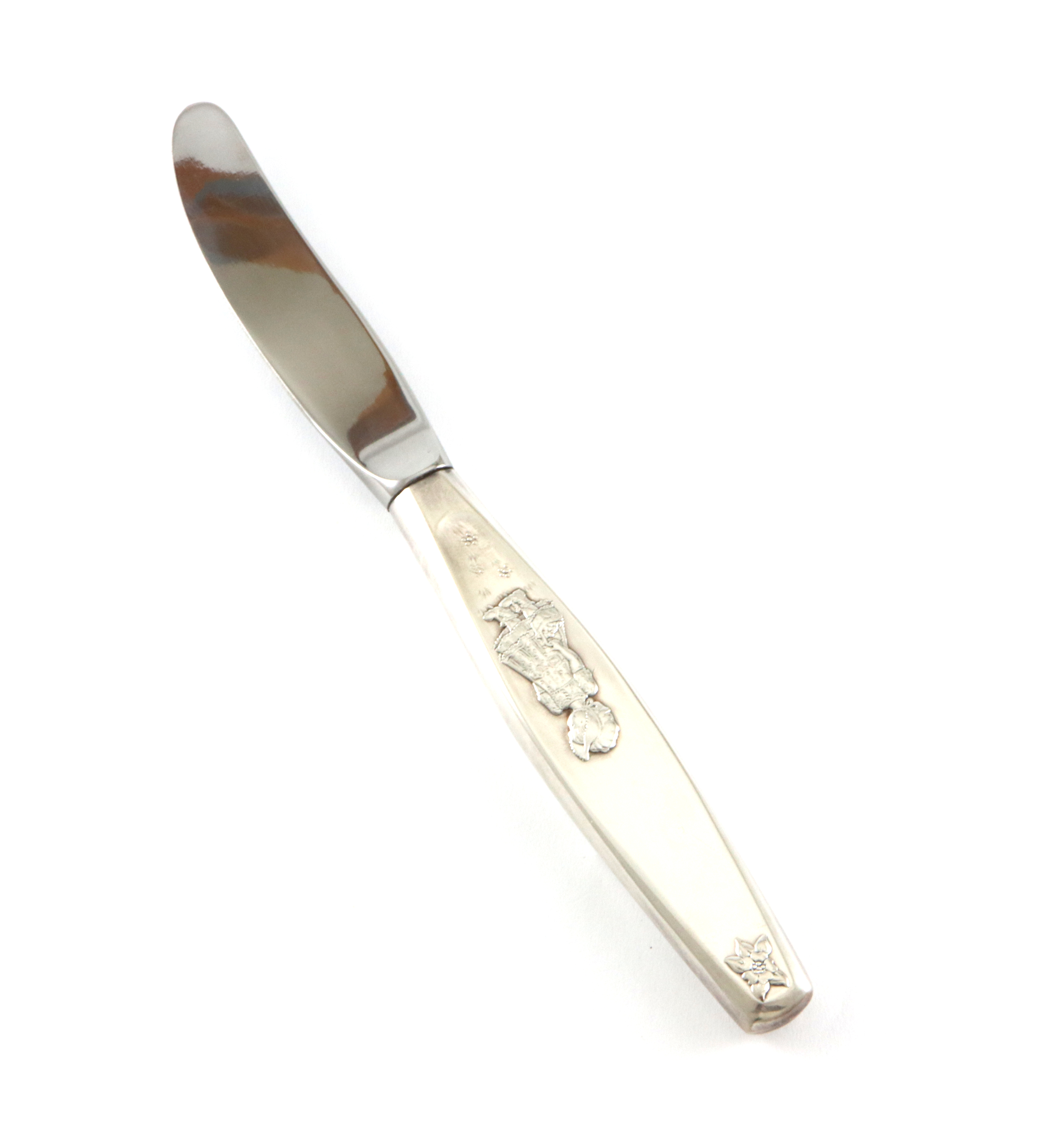 Hans og Grethe, barnebestikk i sølv.