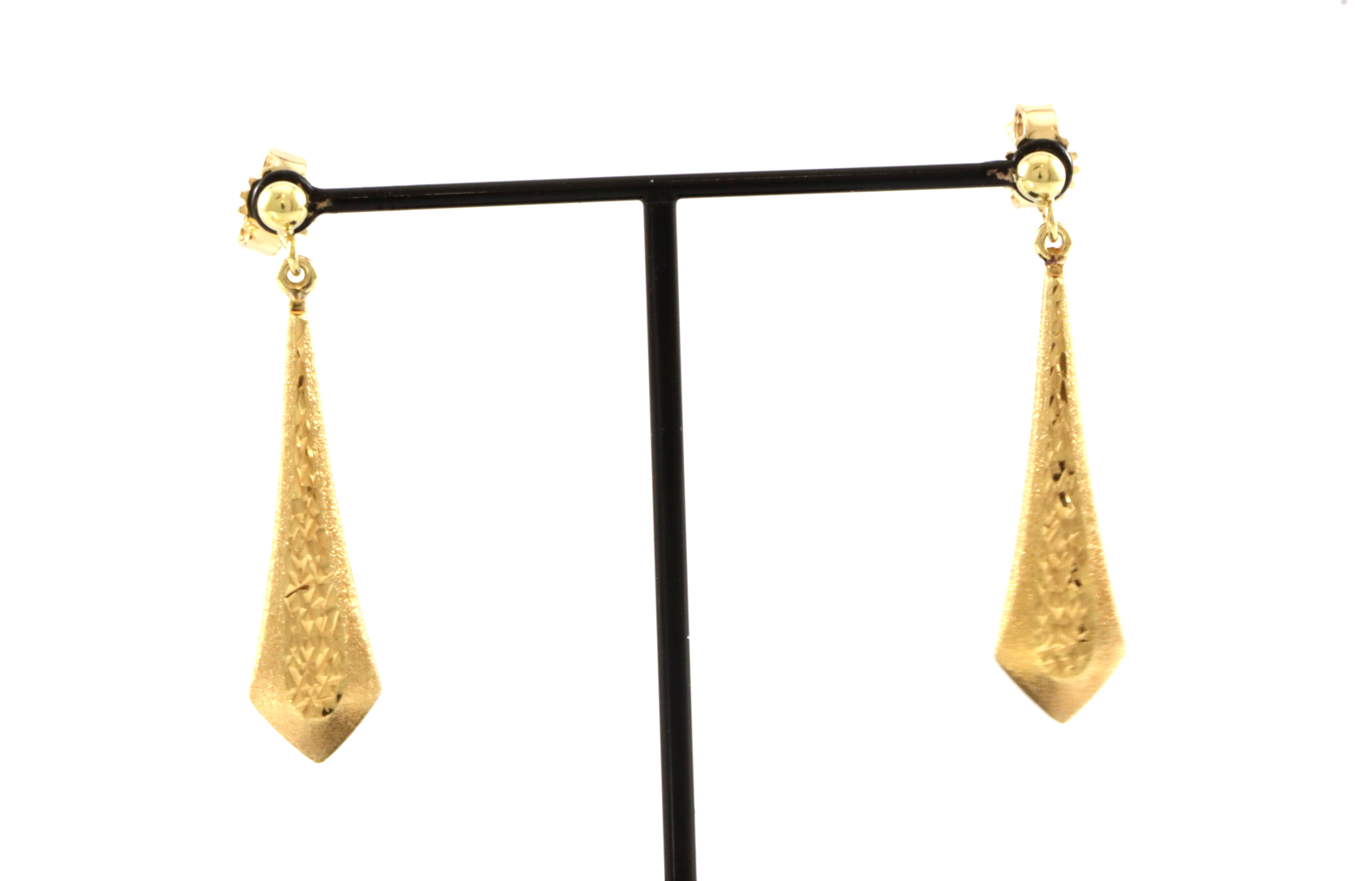 Dråper med sliping. Øredobber