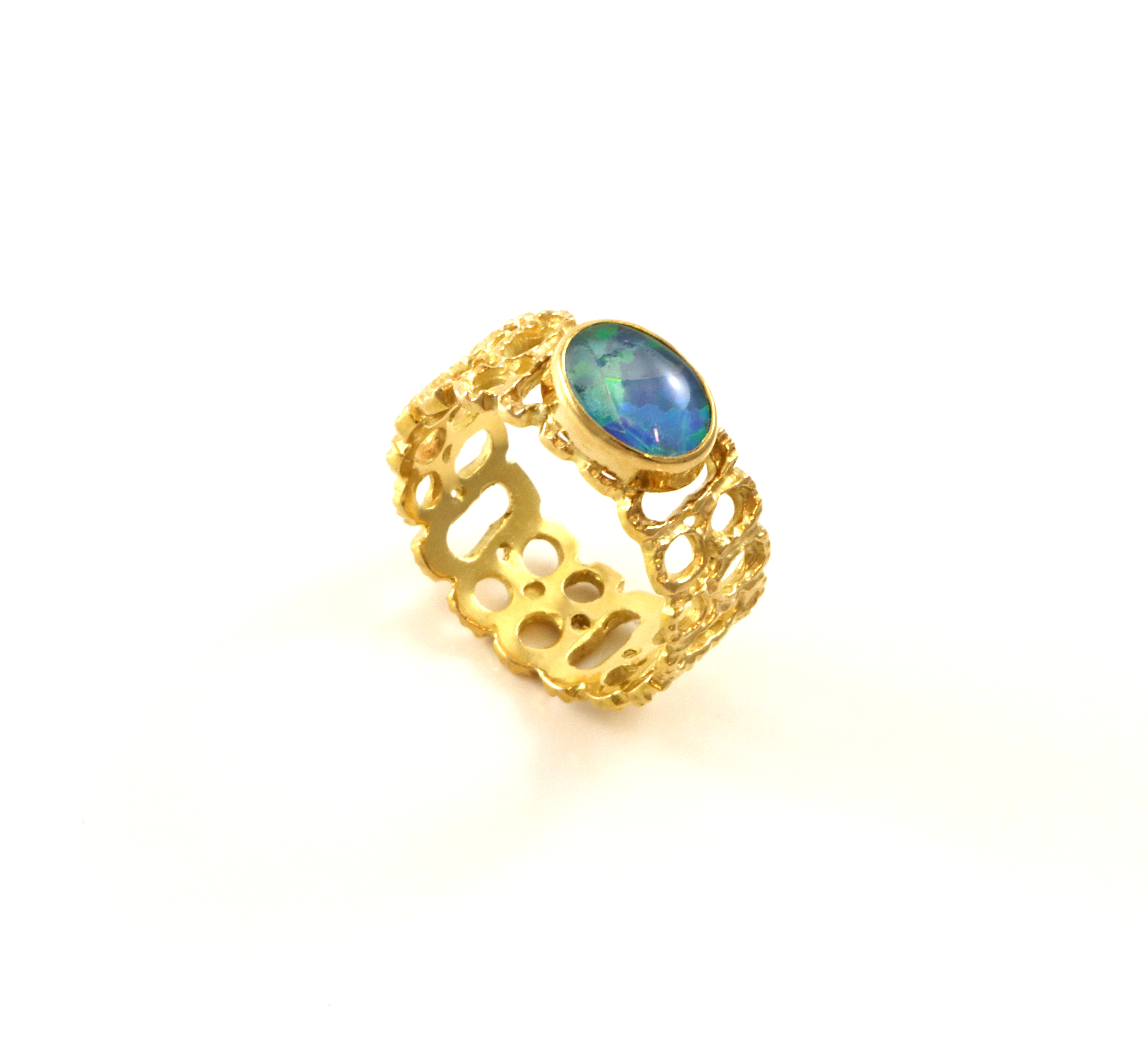 Griselekker ring med opal!
