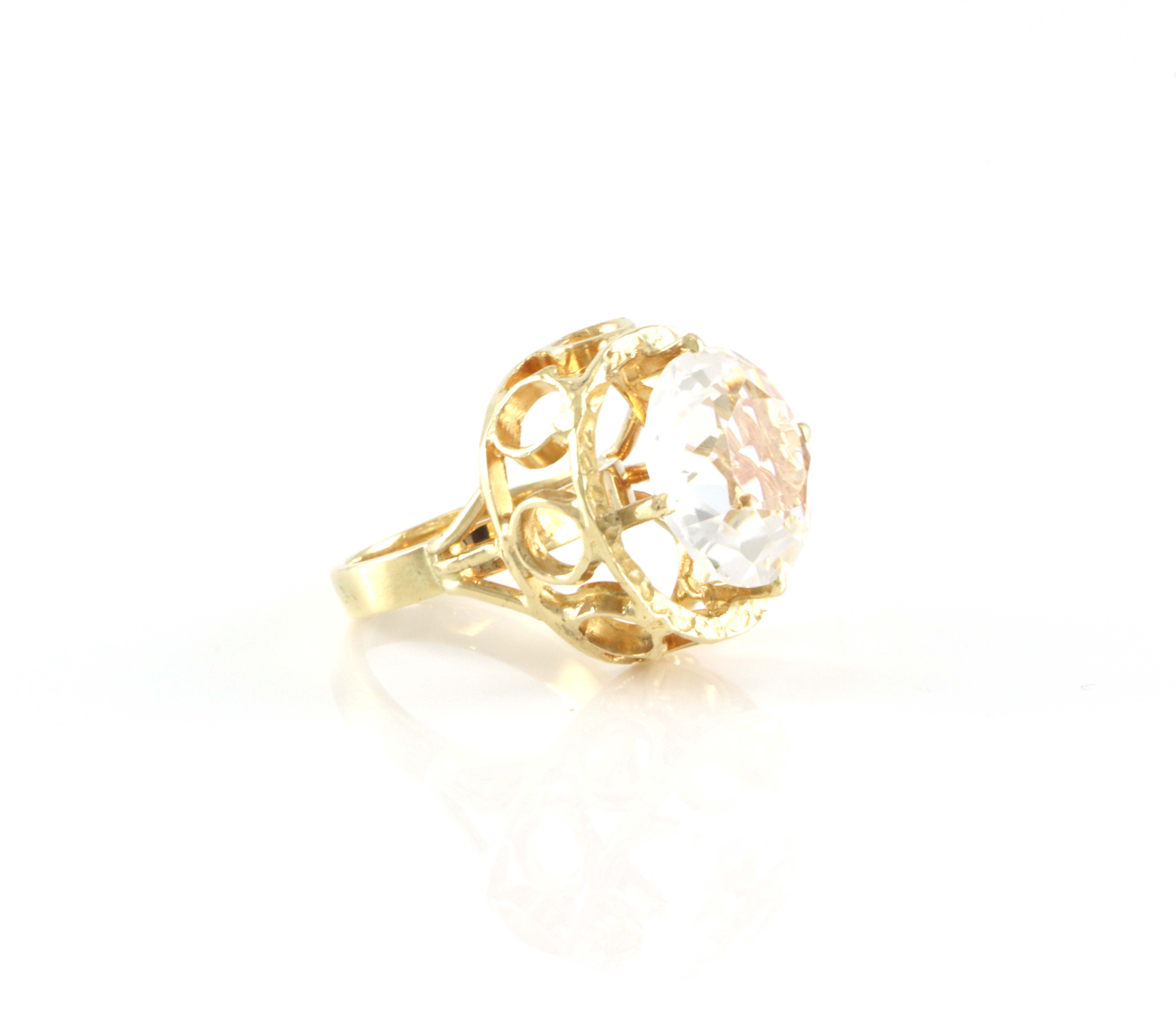 Herlig statementring med bergkrystall. Homstvedt, Bergen