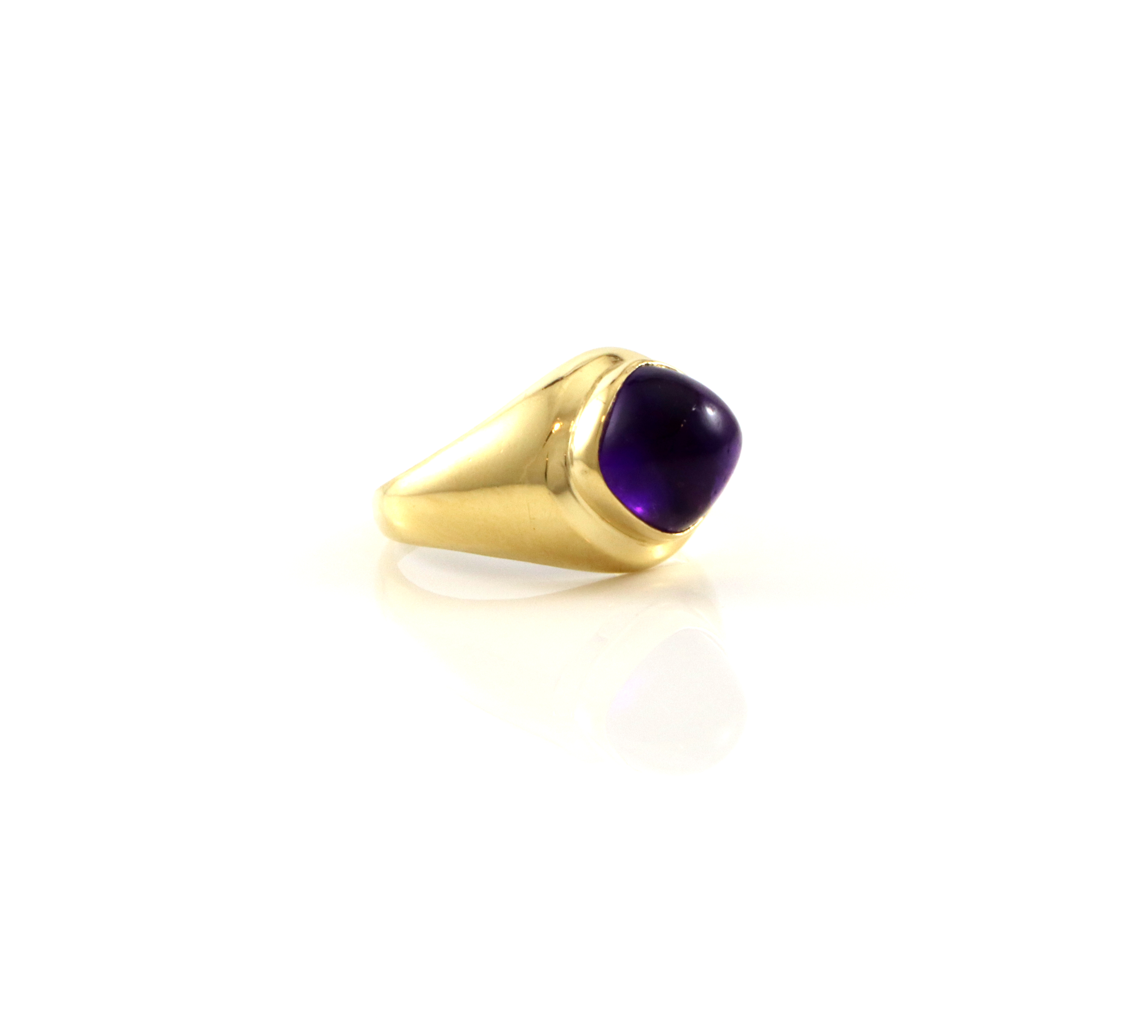 Retro ring med ametyst