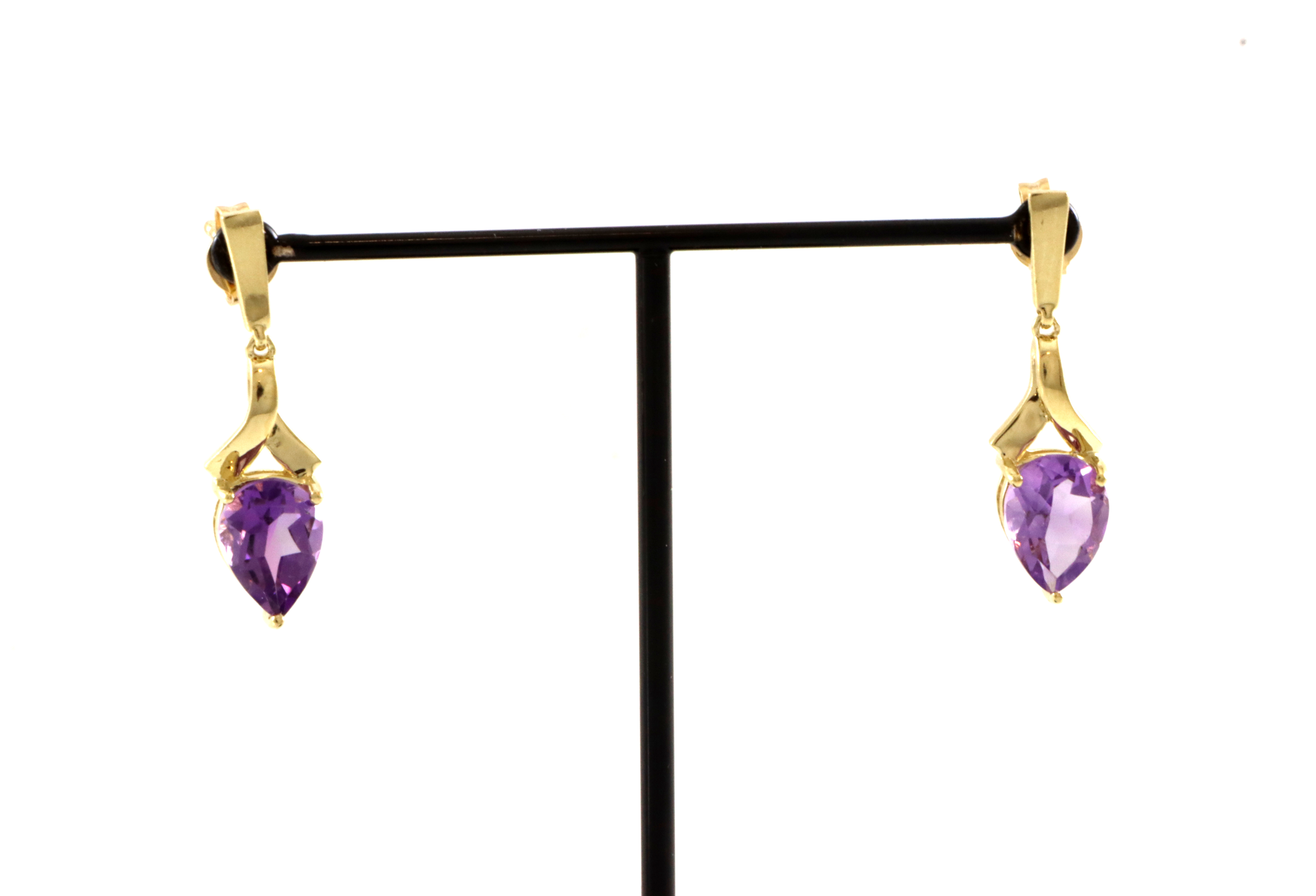 Nydelige øredobber med ametyst. Ole Aas, Trondheim