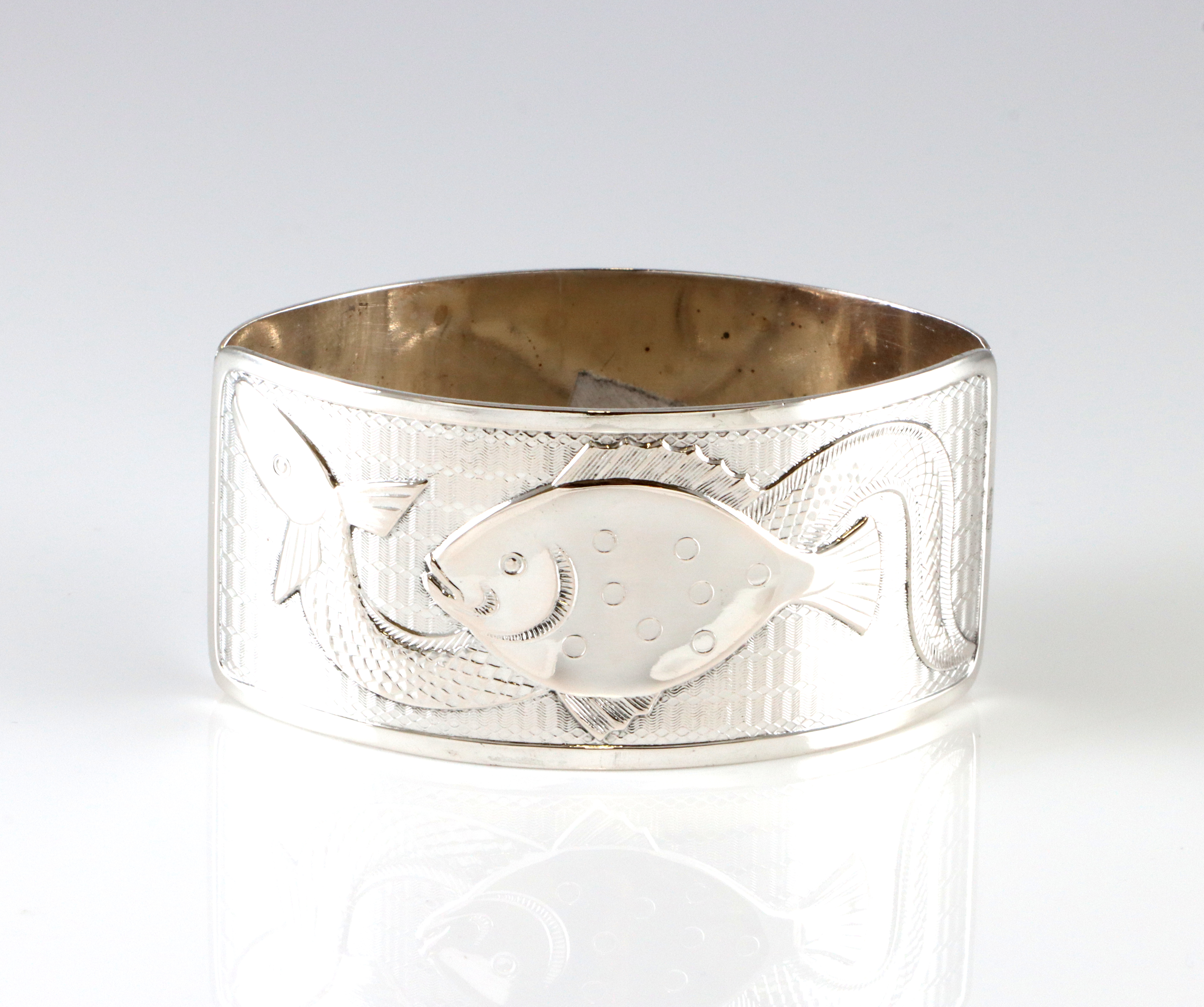 Serviettring i sølv