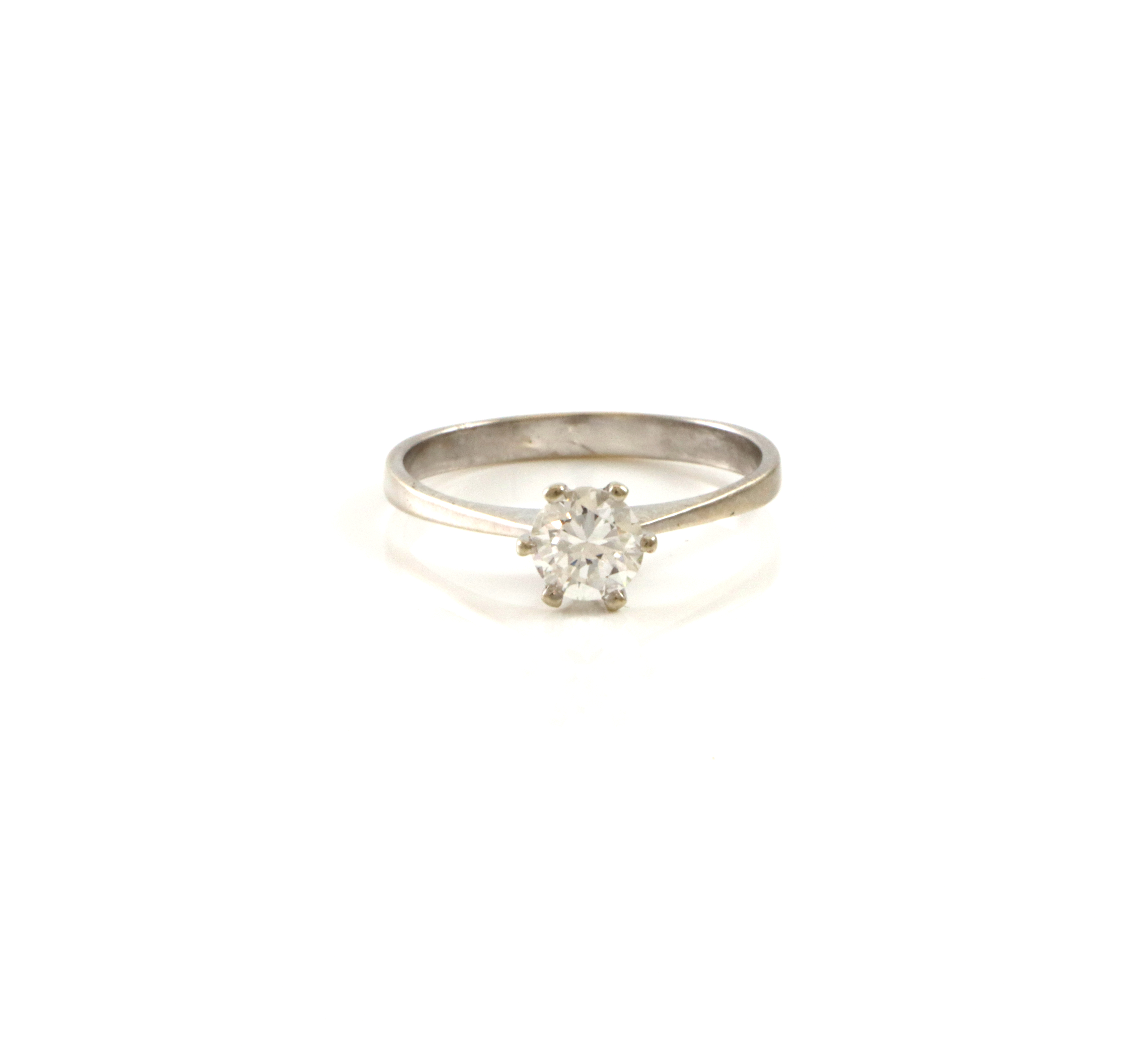 Enstensring på ca 0,65 ct. W/P1