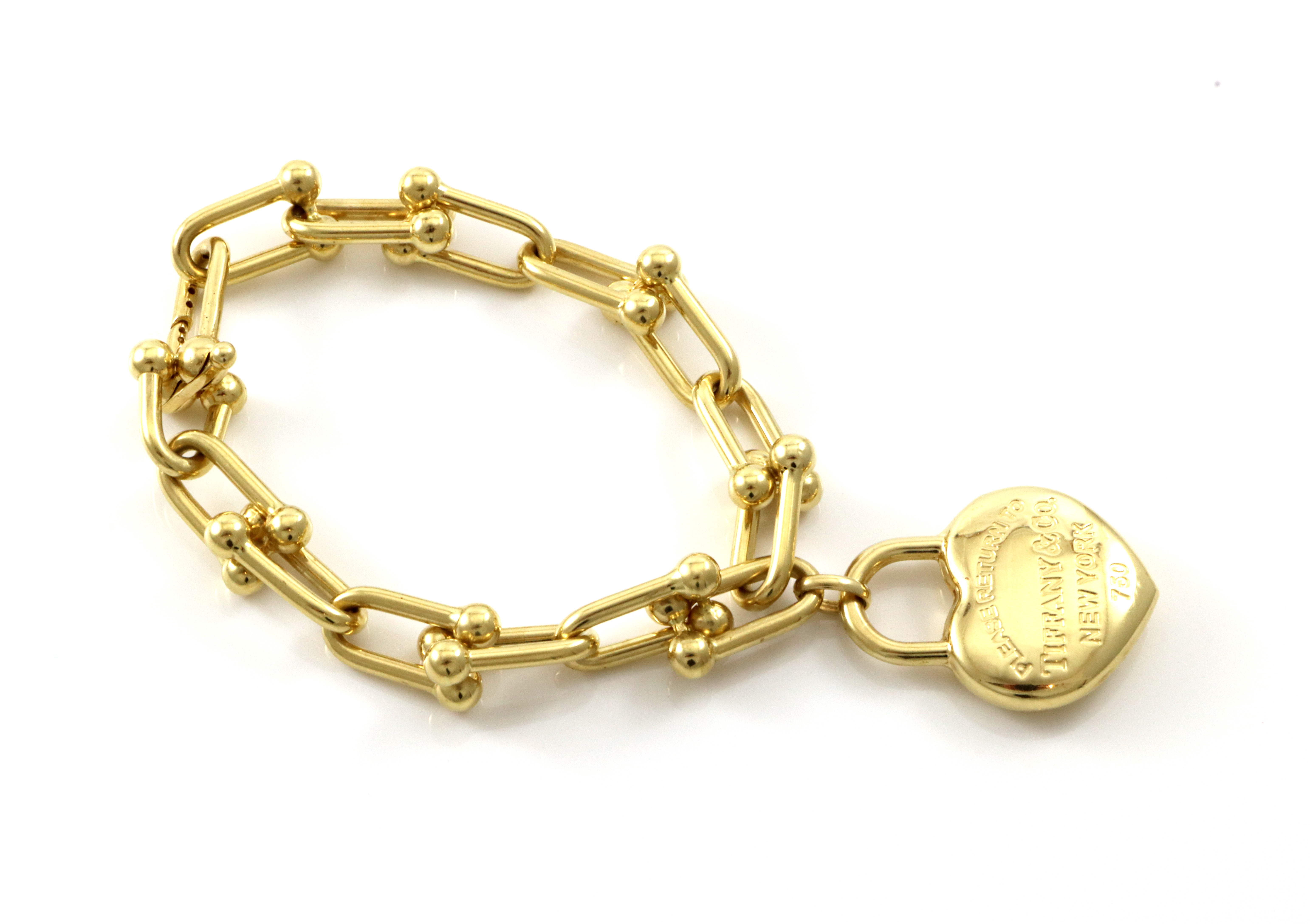 Armlenke med hjertecharm. Merket Tiffany & Co