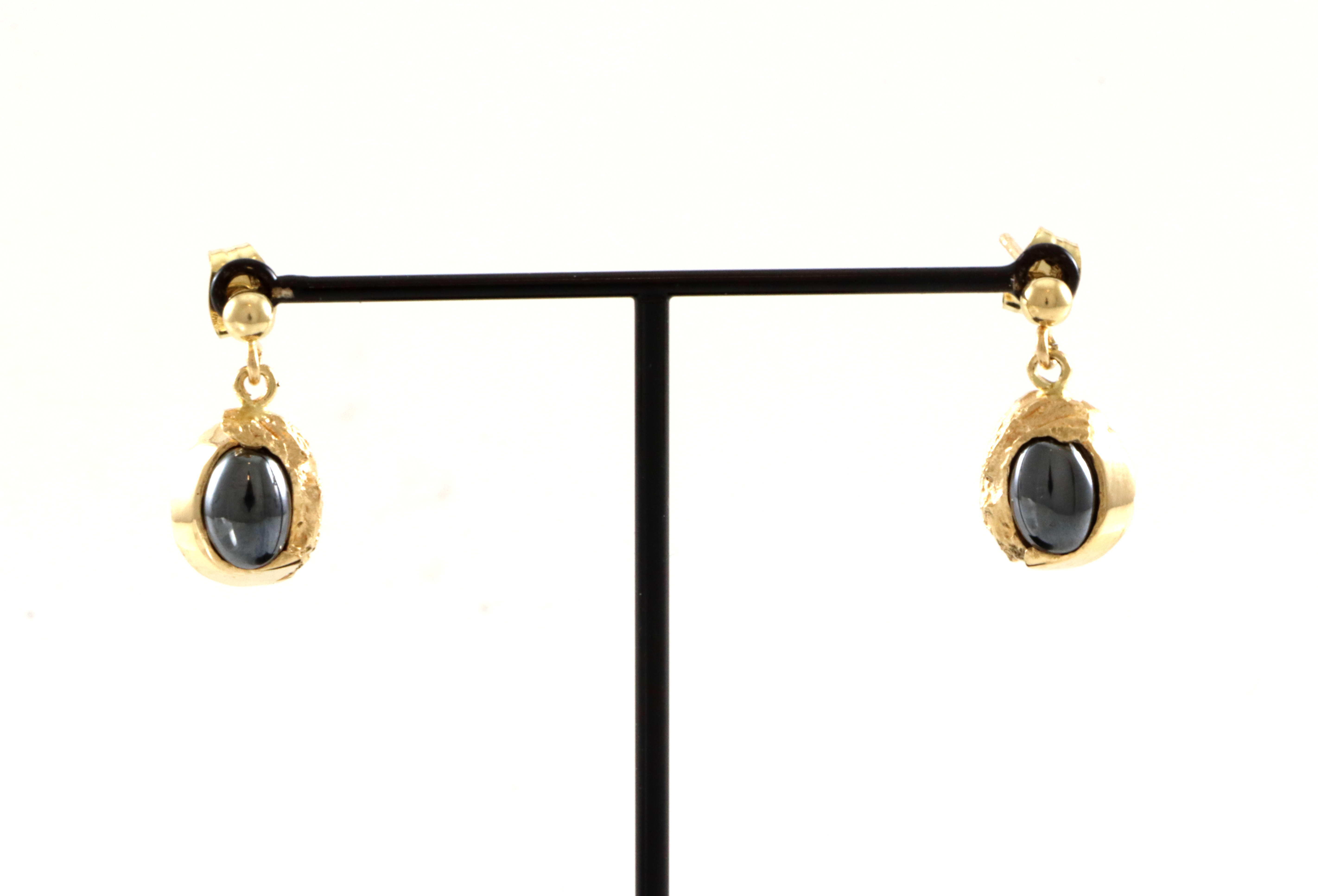 Lekre øredobber med onyx