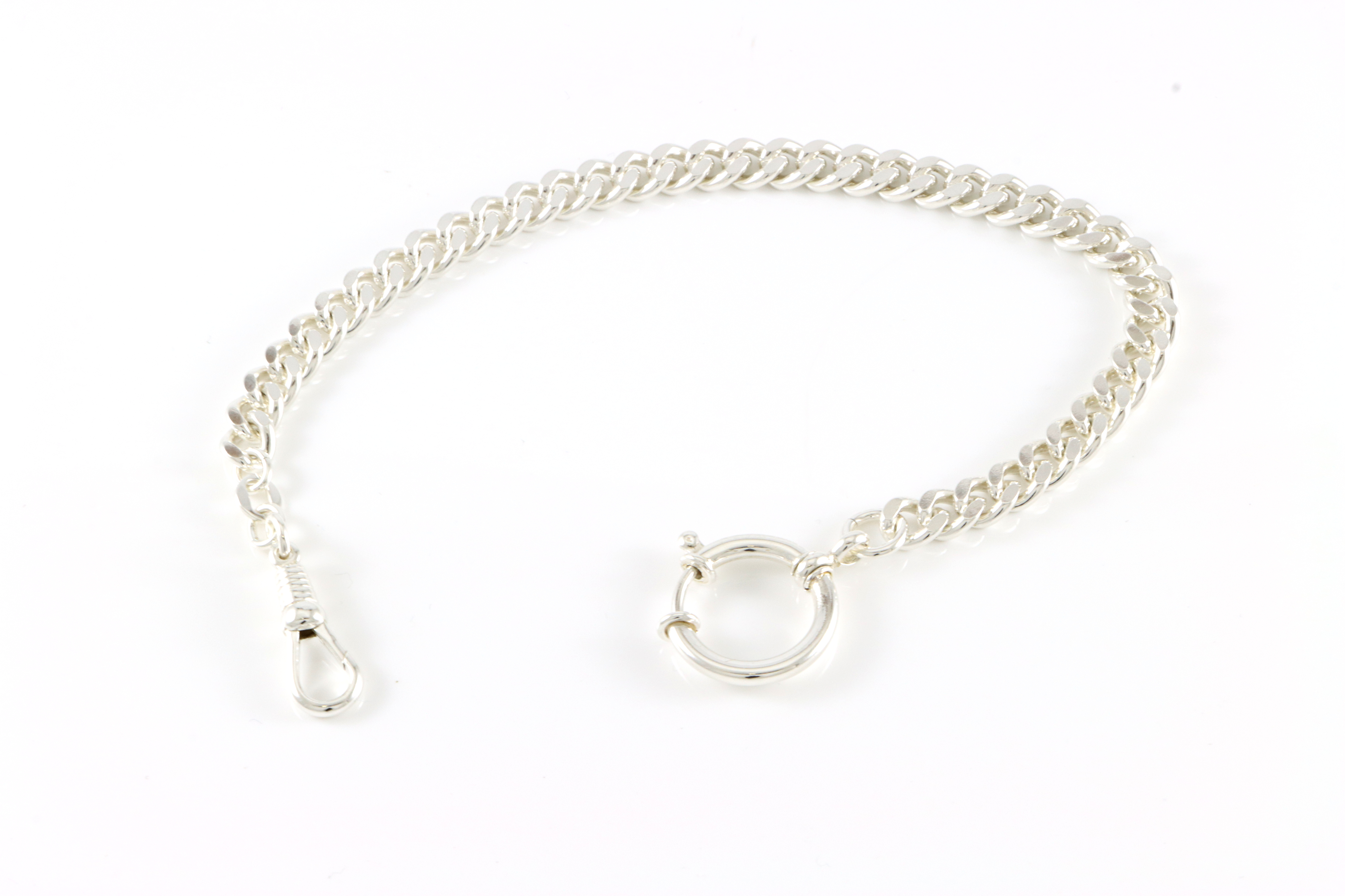 Lommeurlenke i sølv