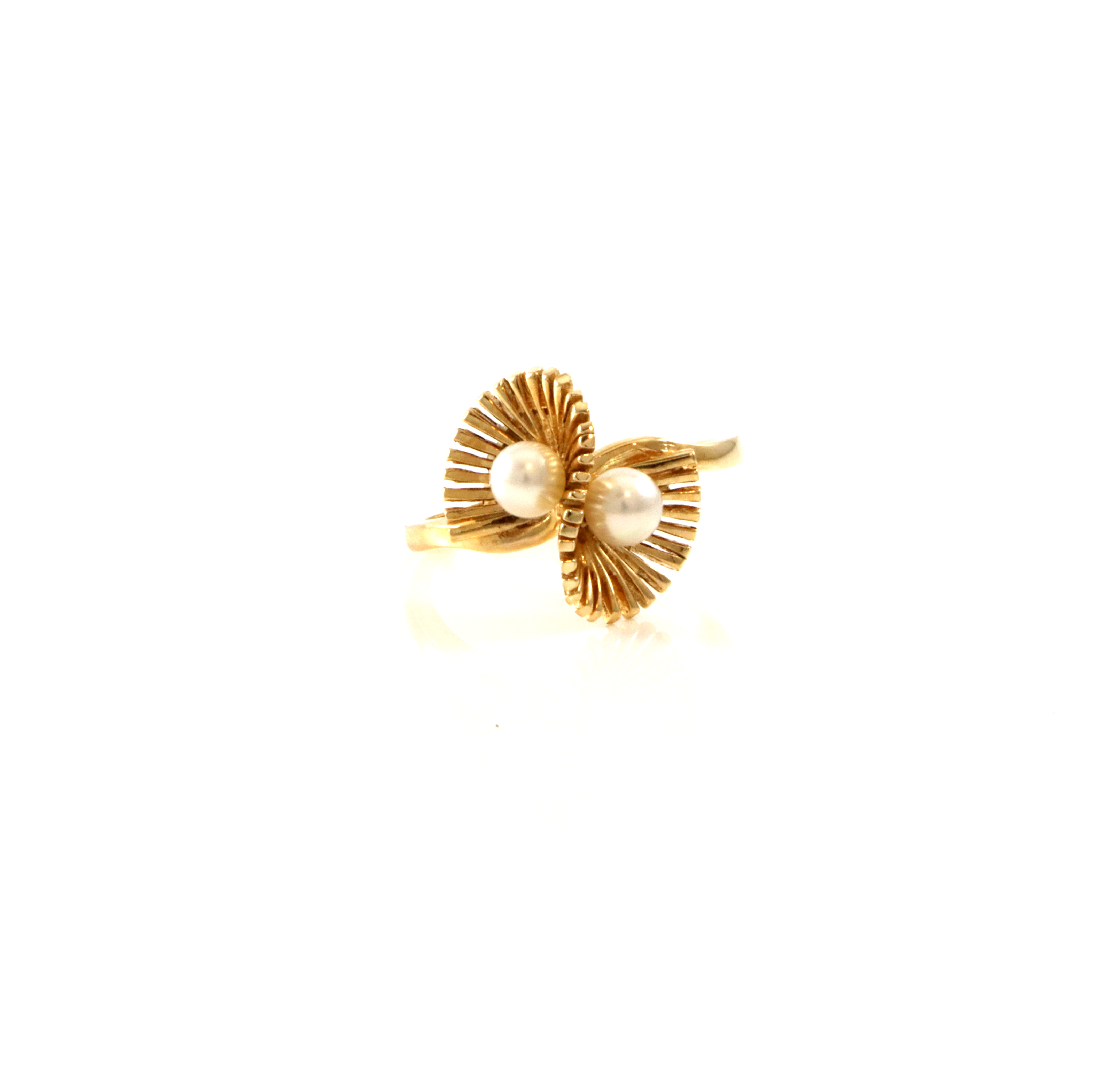 Retro ring med perler