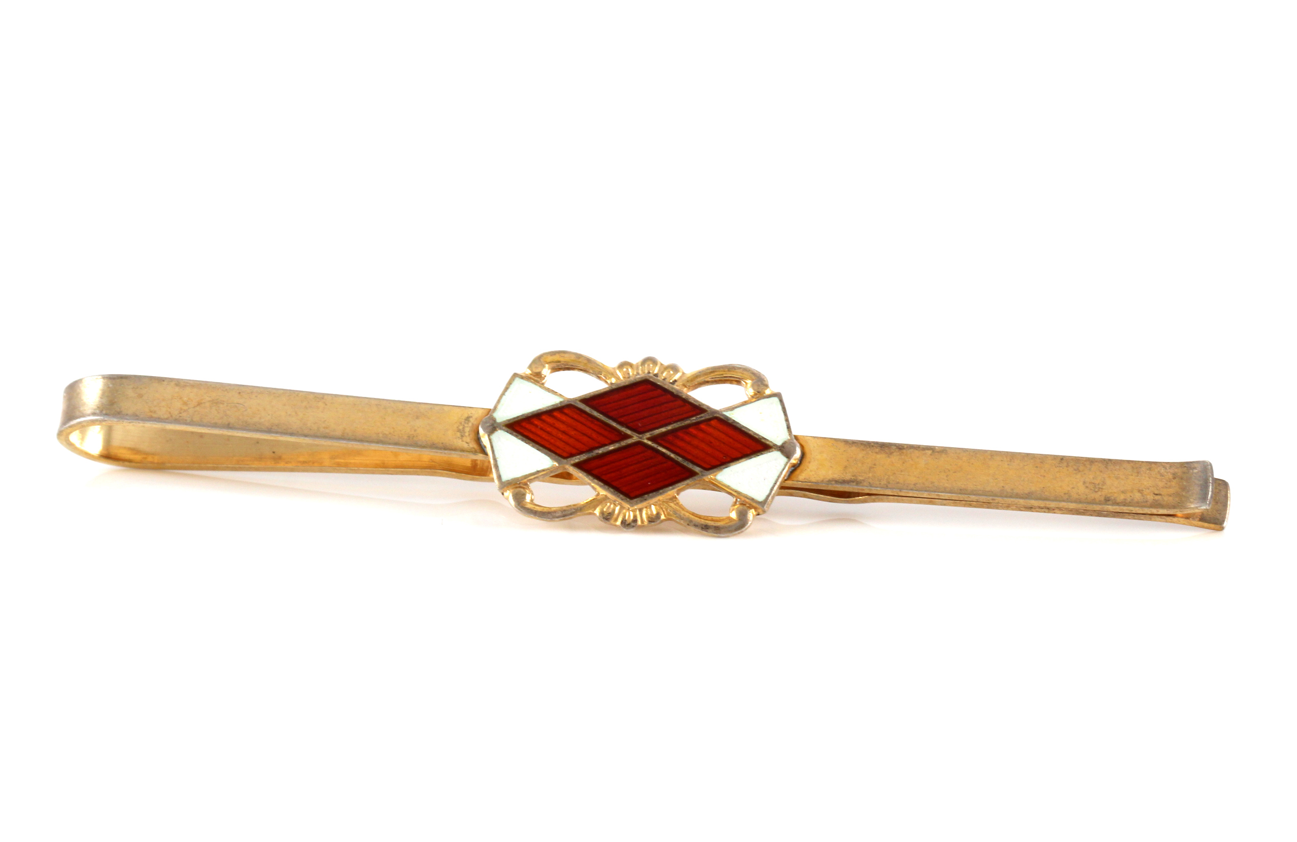 Emaljerte slipsnåler