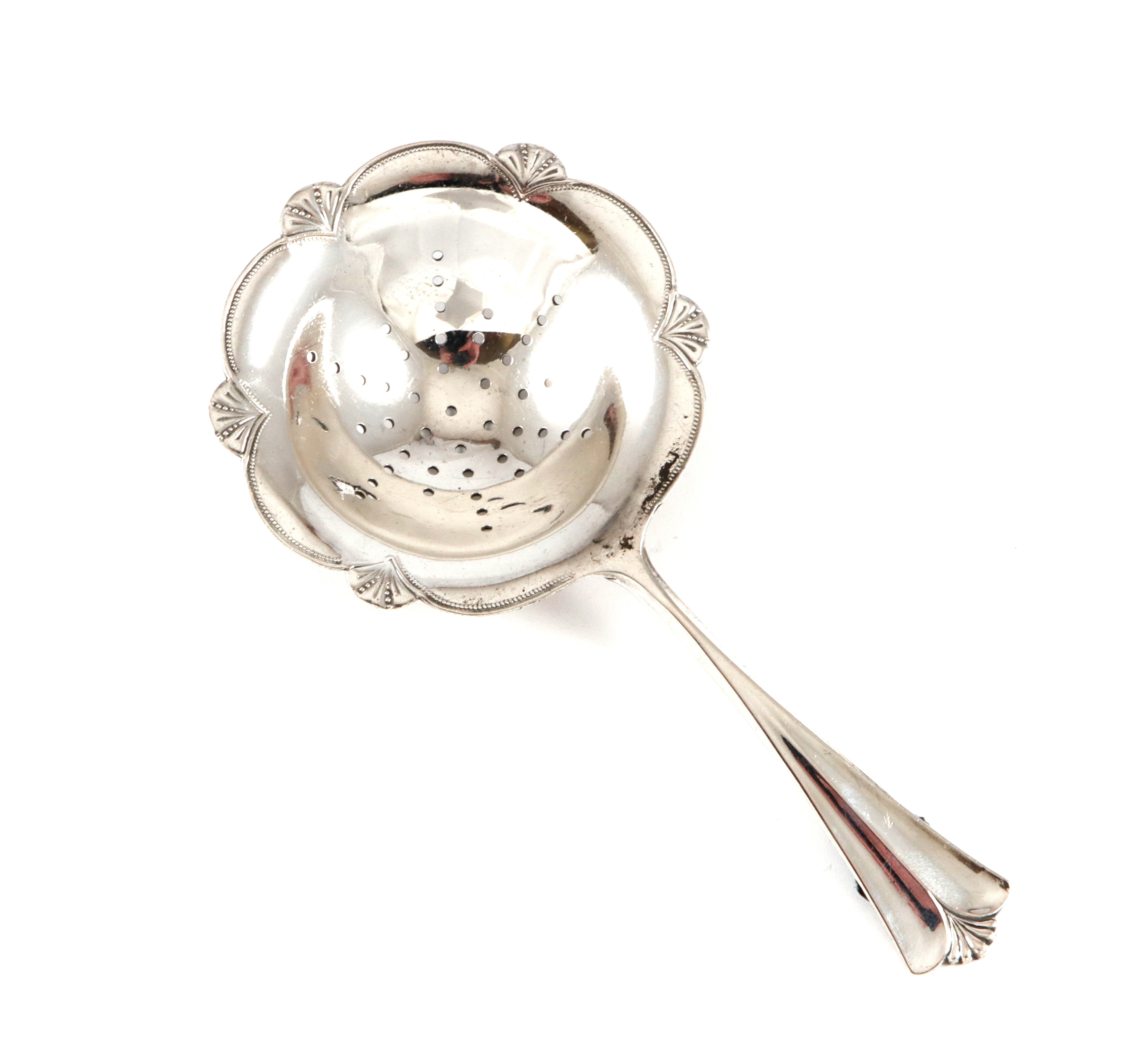 Rådhus med vifte tesil i sølv.