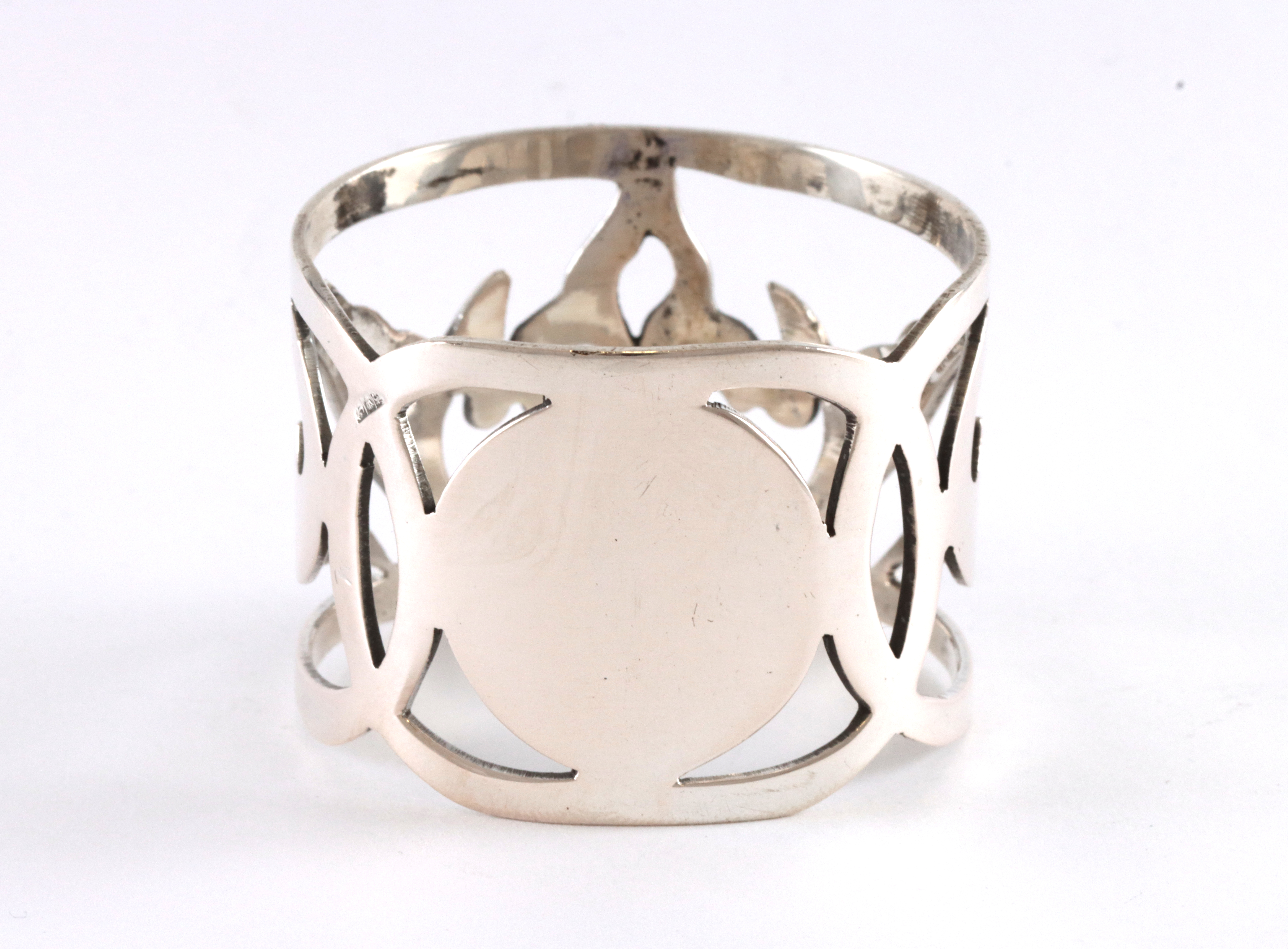 Serviettring i sølv