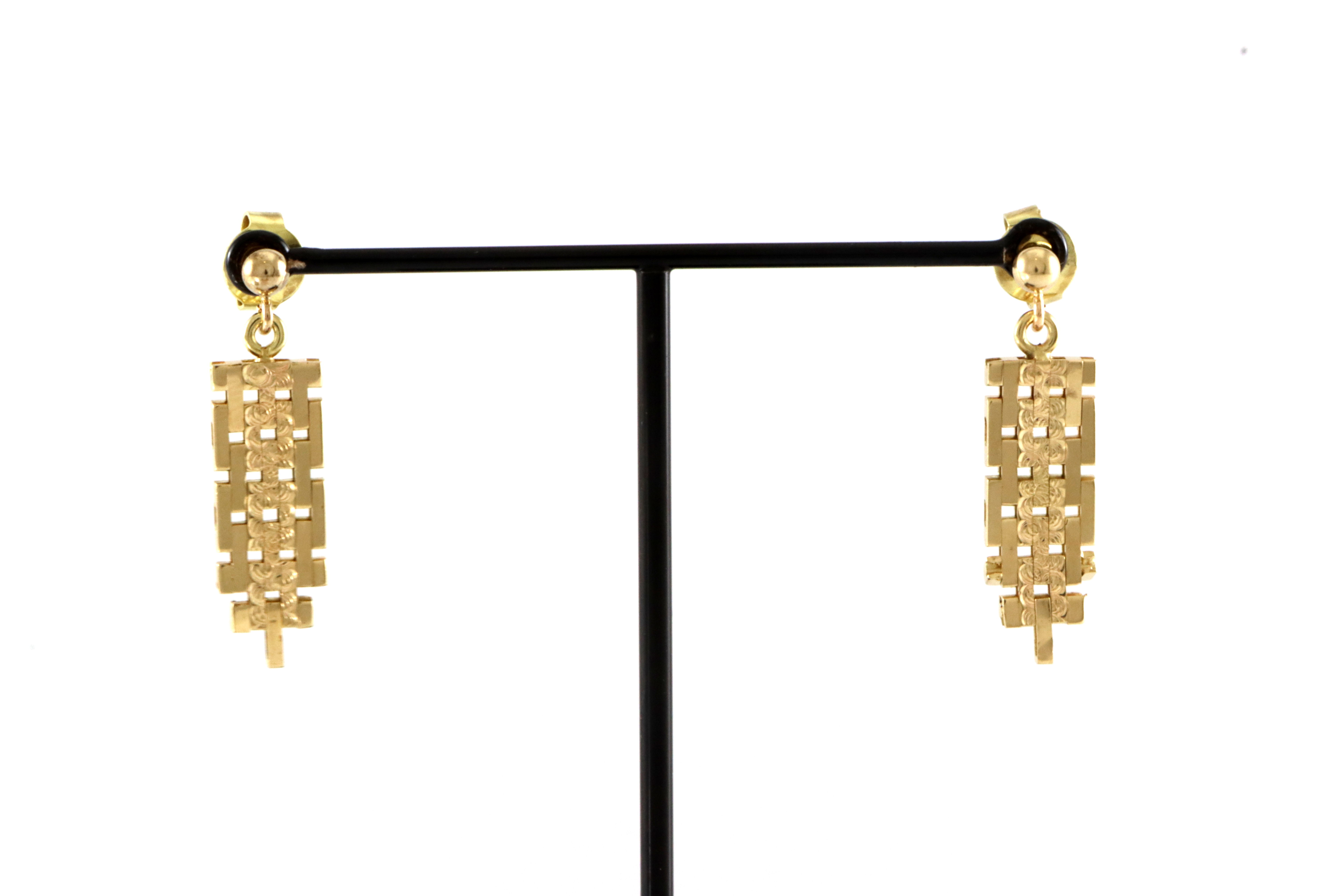 Murstein øredobber. Glansslipt