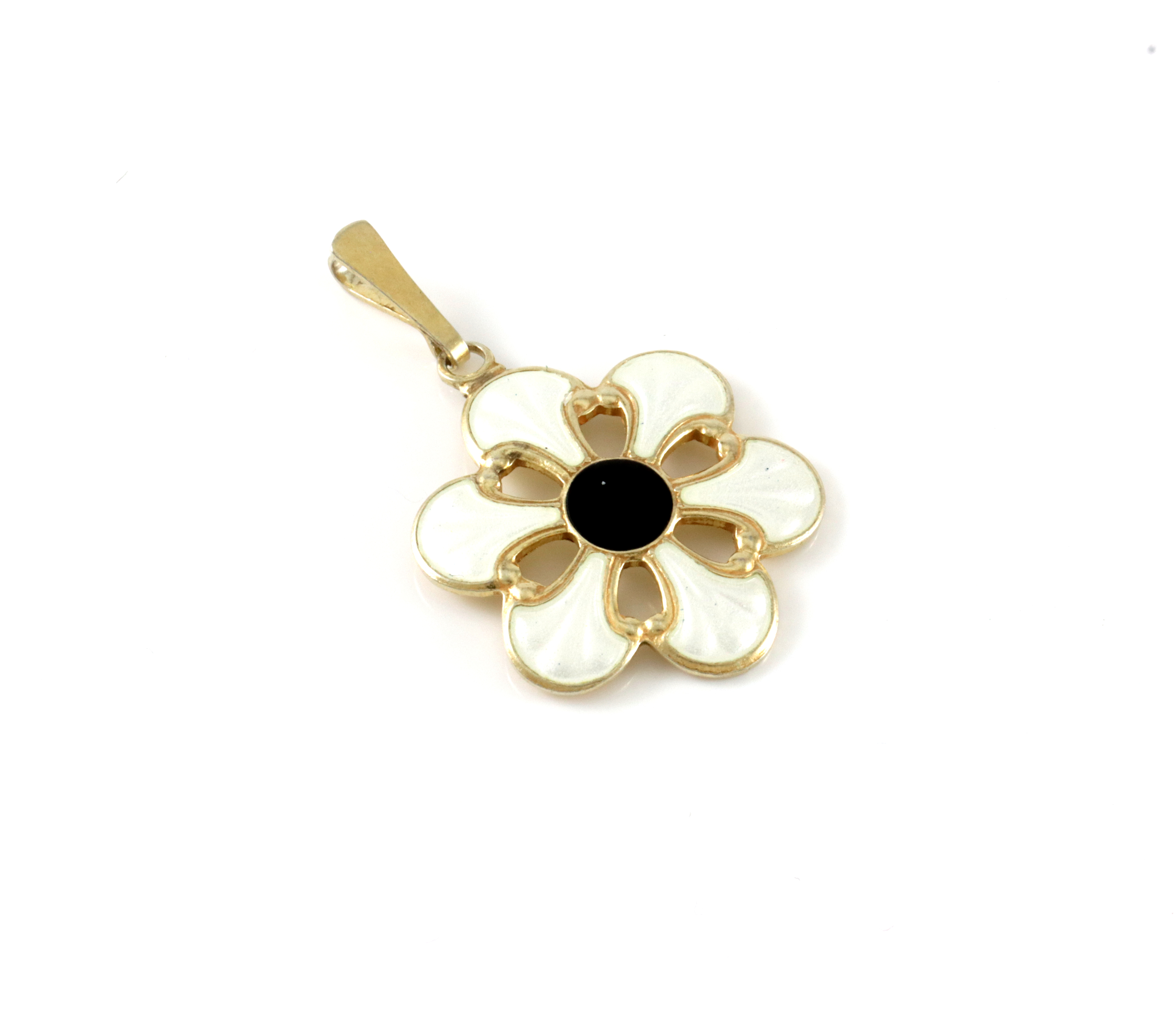 Emaljerte anheng i sølv