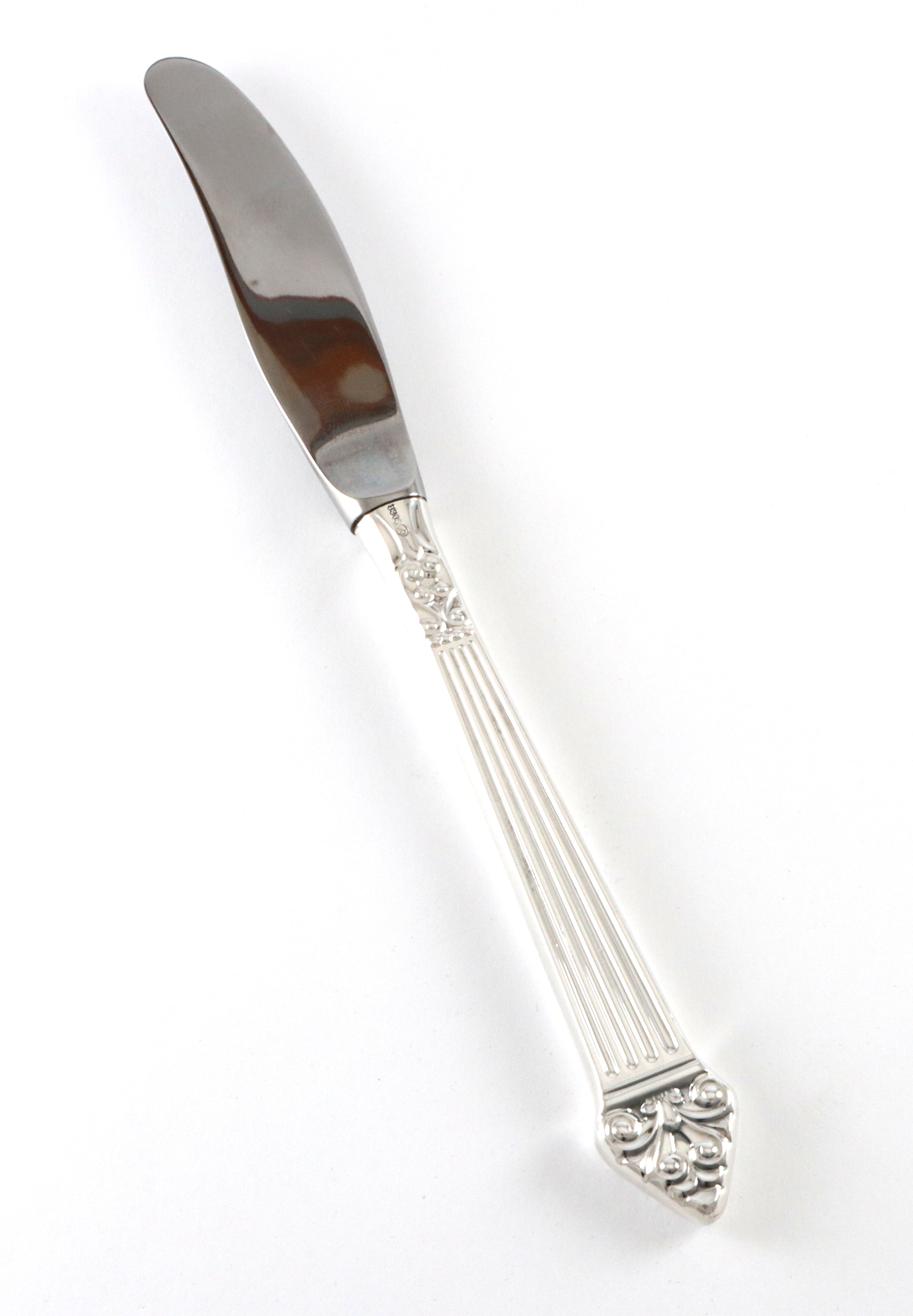 Katedral spisekniv i sølv.