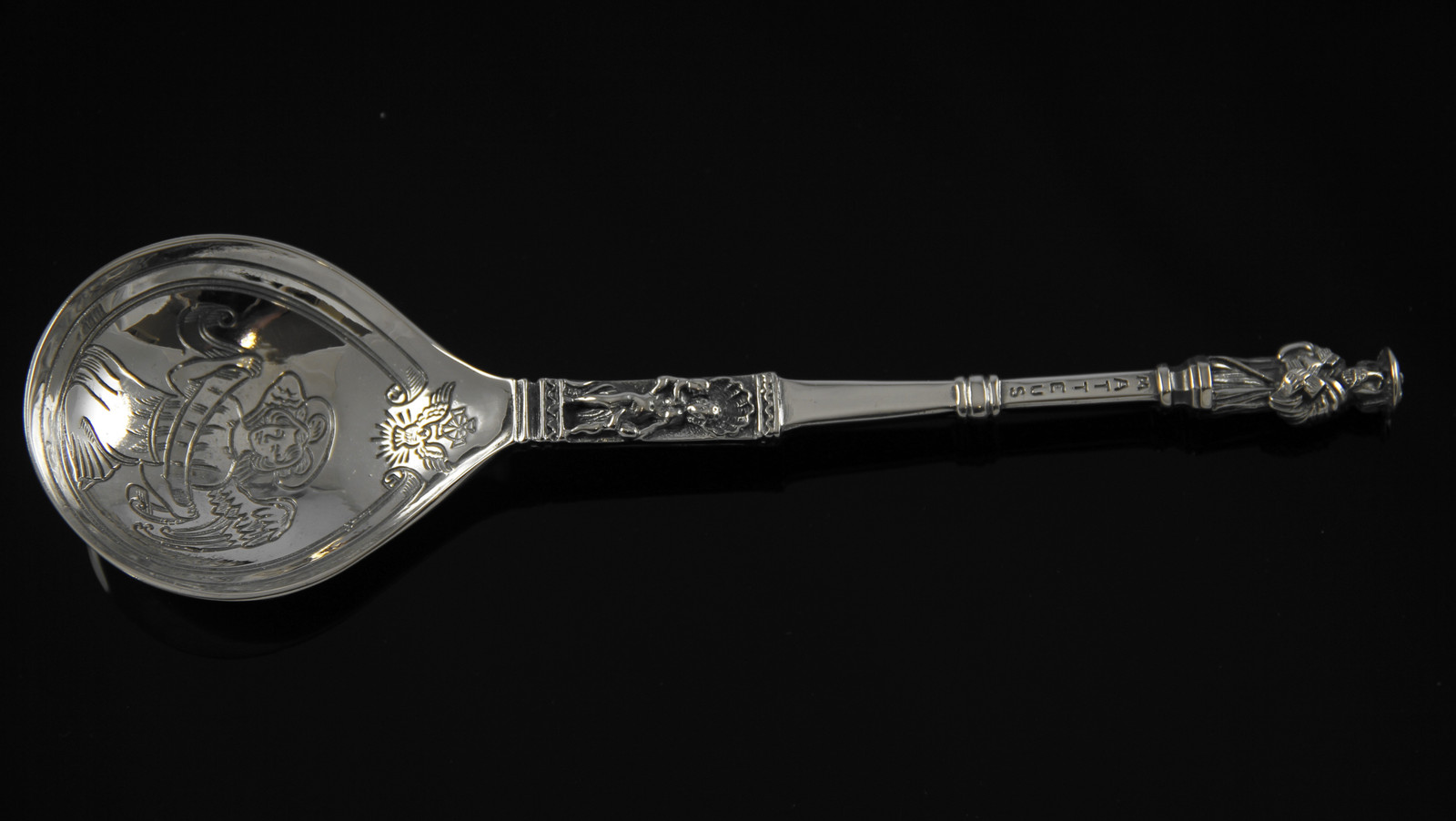 Apostelskje i sølv fra David-Andersen