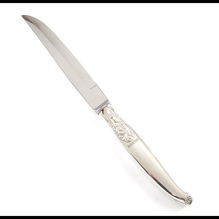 Telesølv biffkniv i sølv