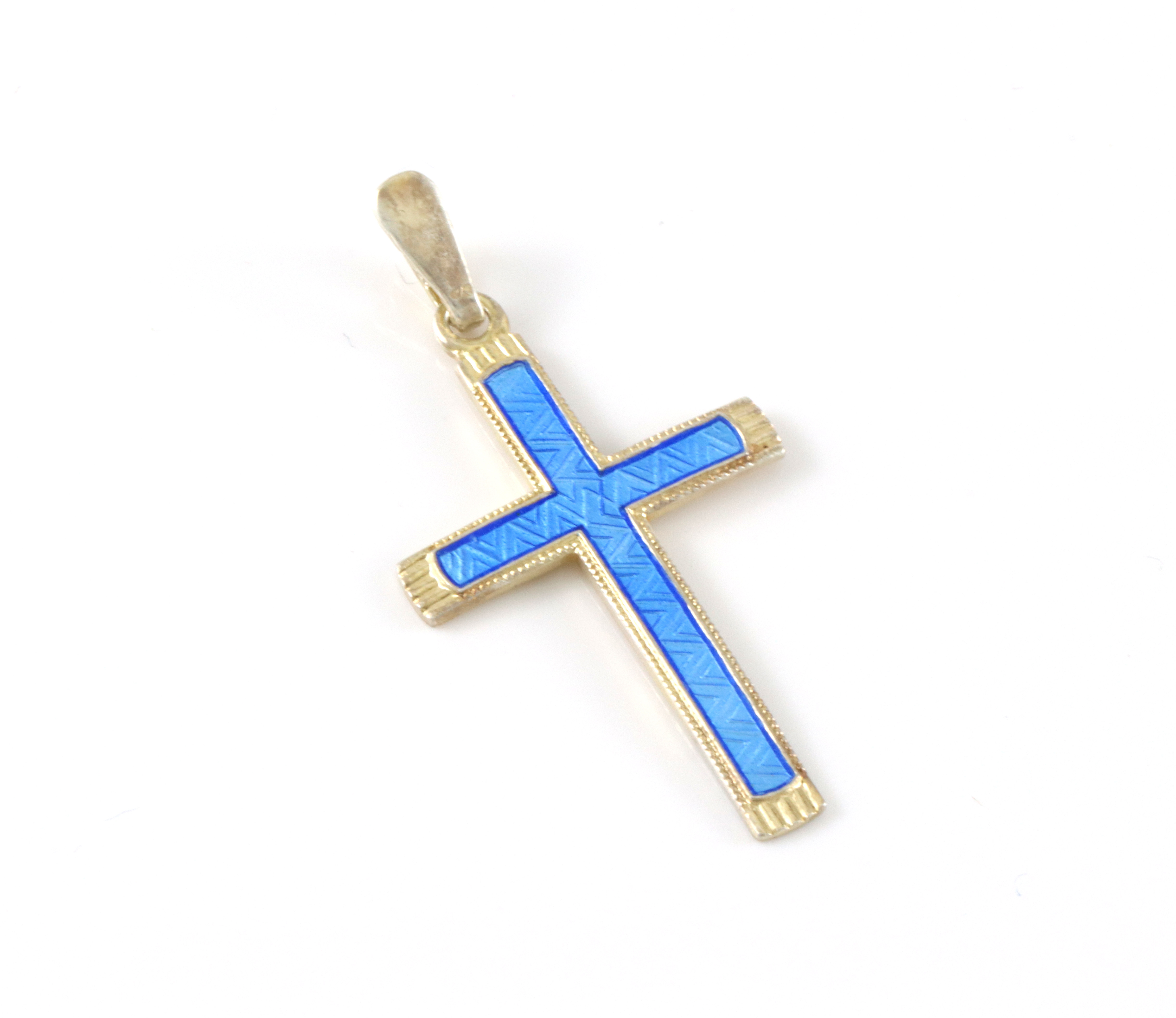 Emaljerte anheng i sølv