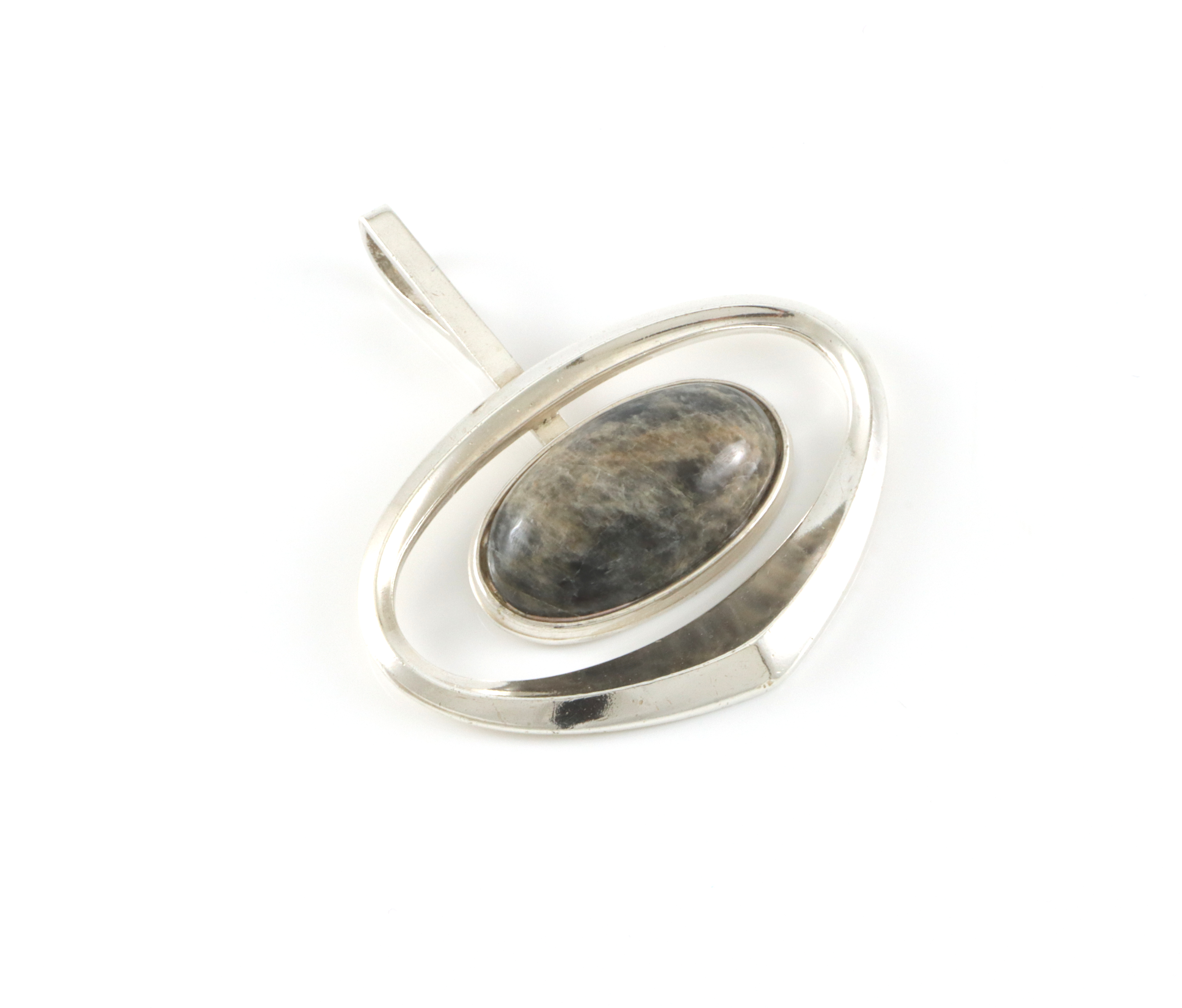 David-Andersen, anheng i 925 Sølv med labradoritt