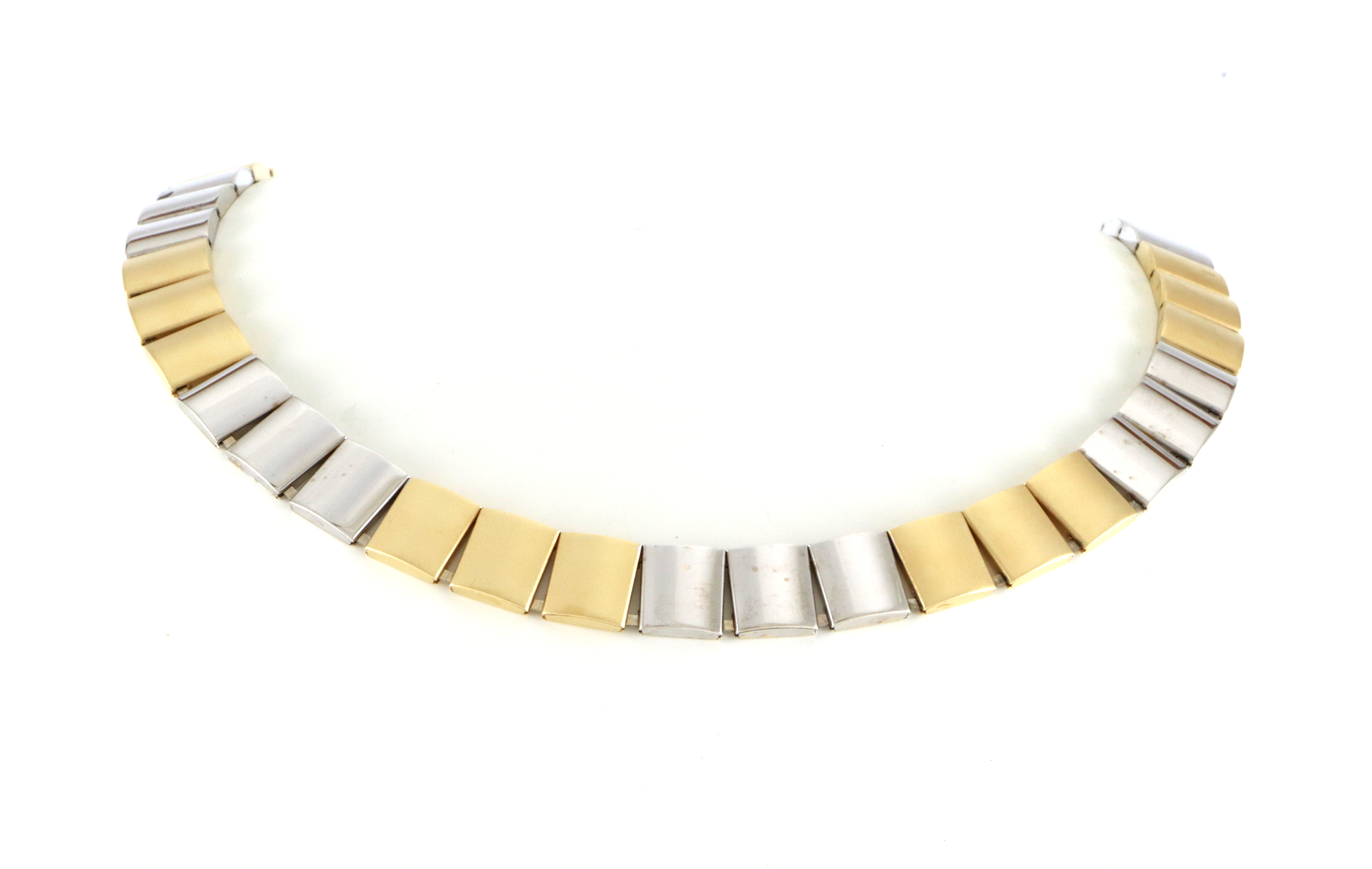 Griselekkert moderne collier. 44 cm