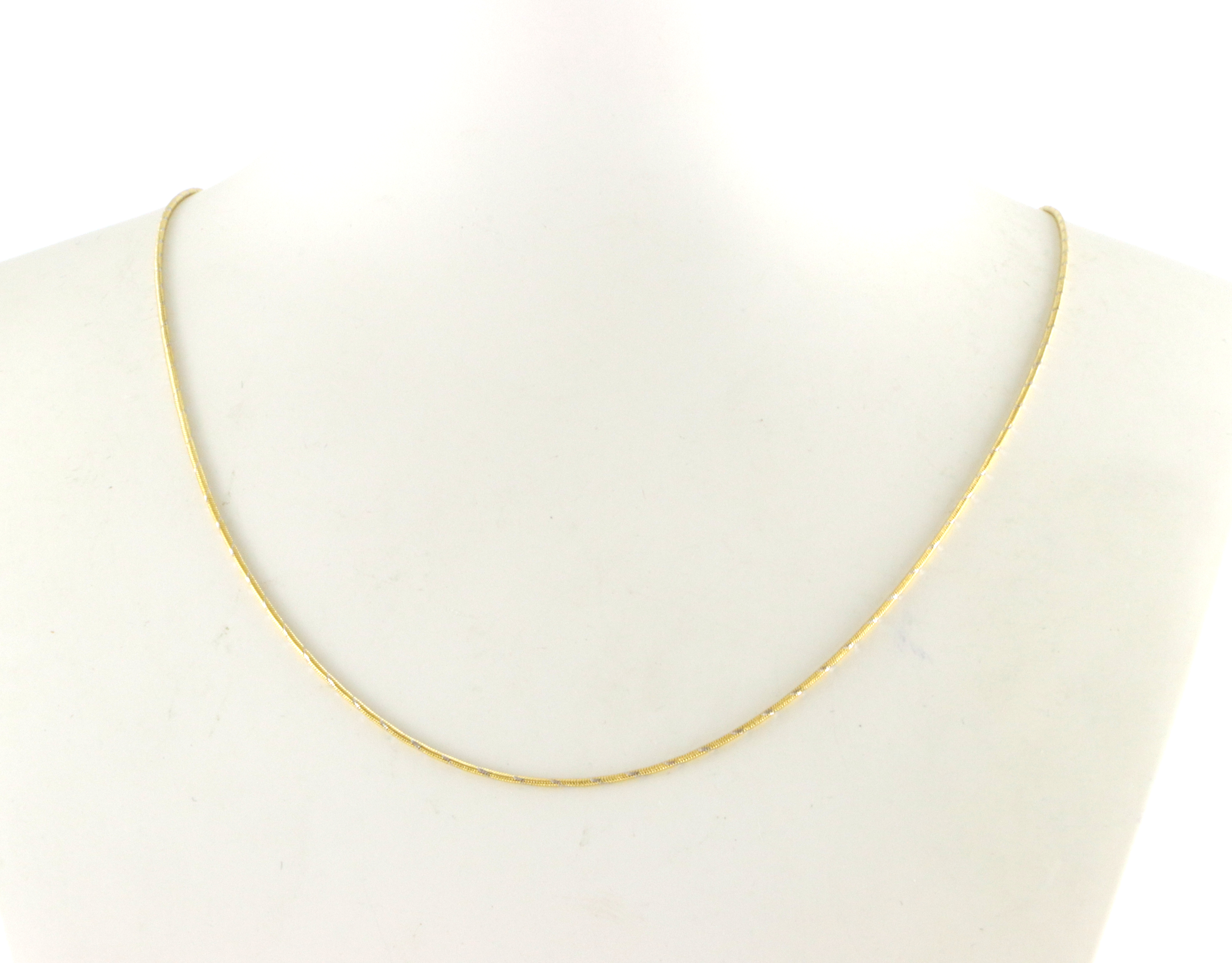 Tynn variant av slangelenke. 45 cm