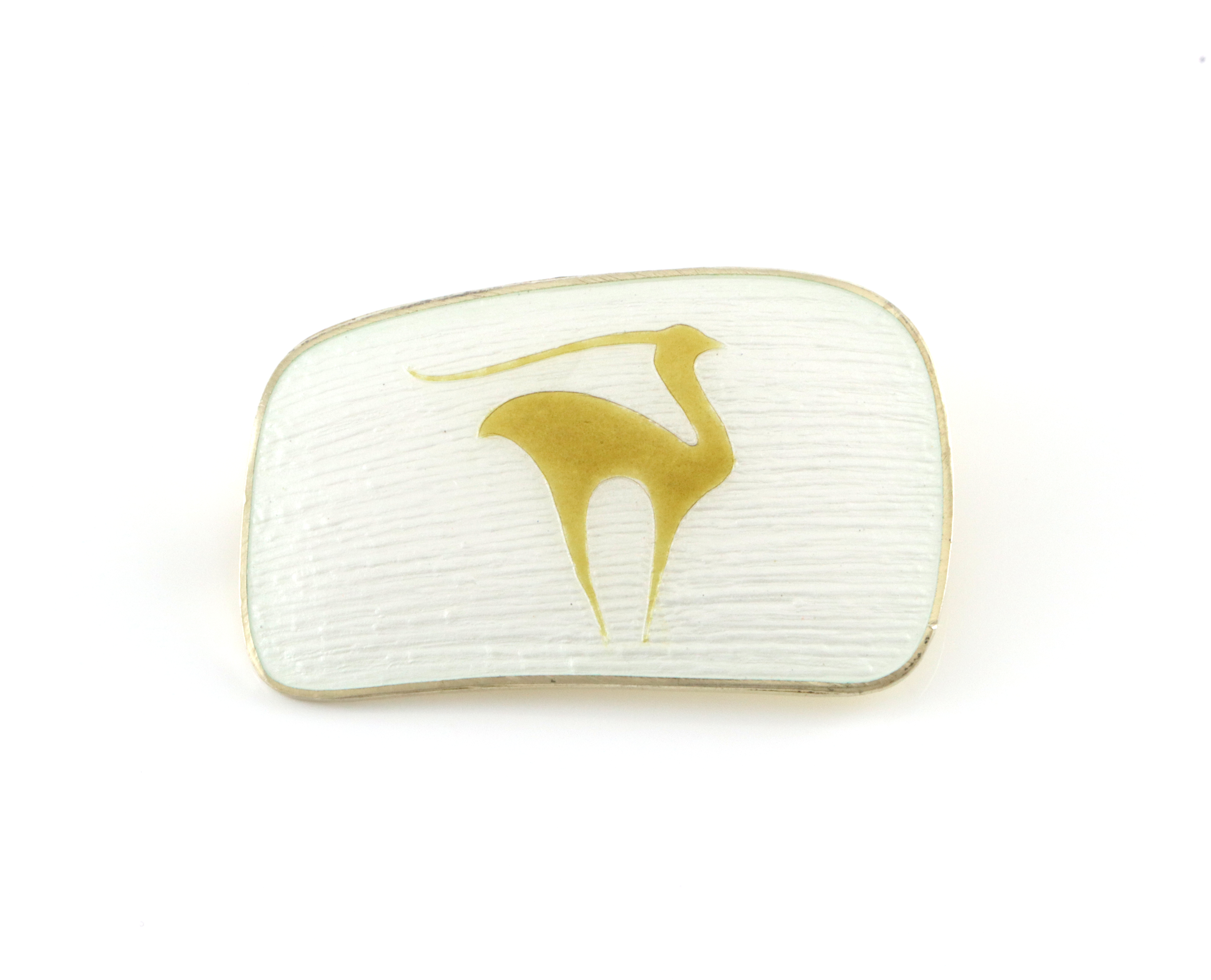 Emaljert brosje i s&#248;lv