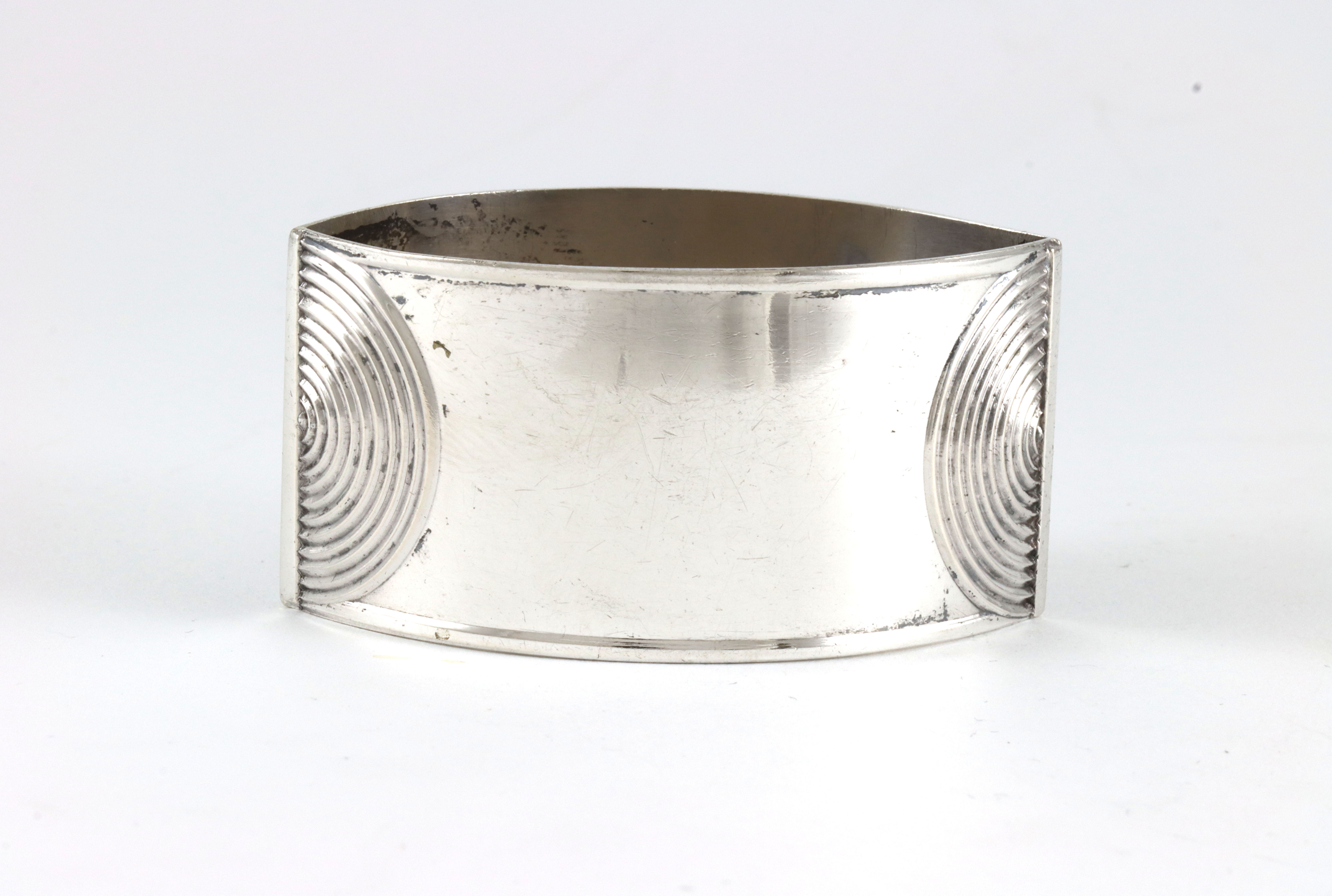 Tostrup serviettring i sølv