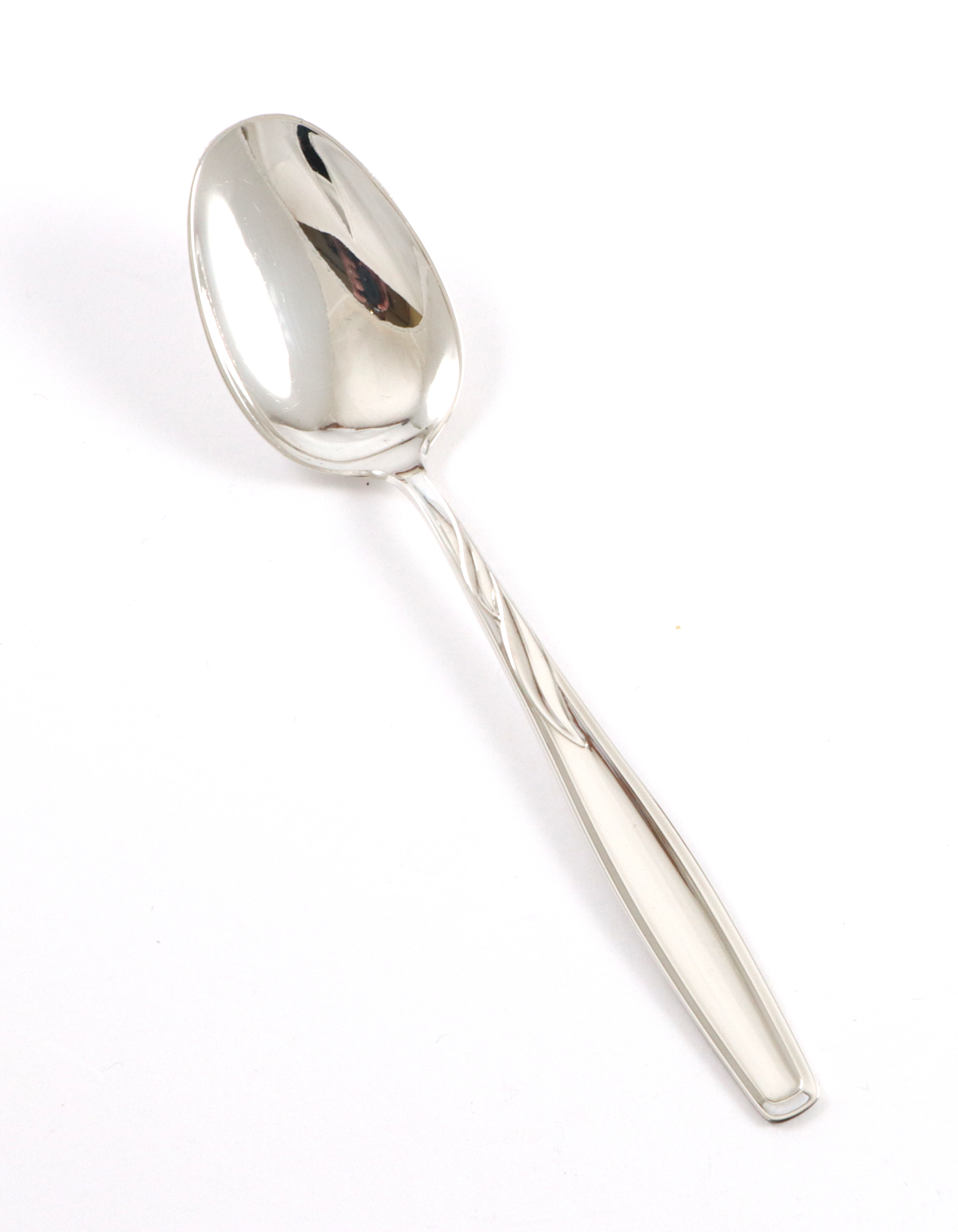 Minnesølv dessertskje i sølv