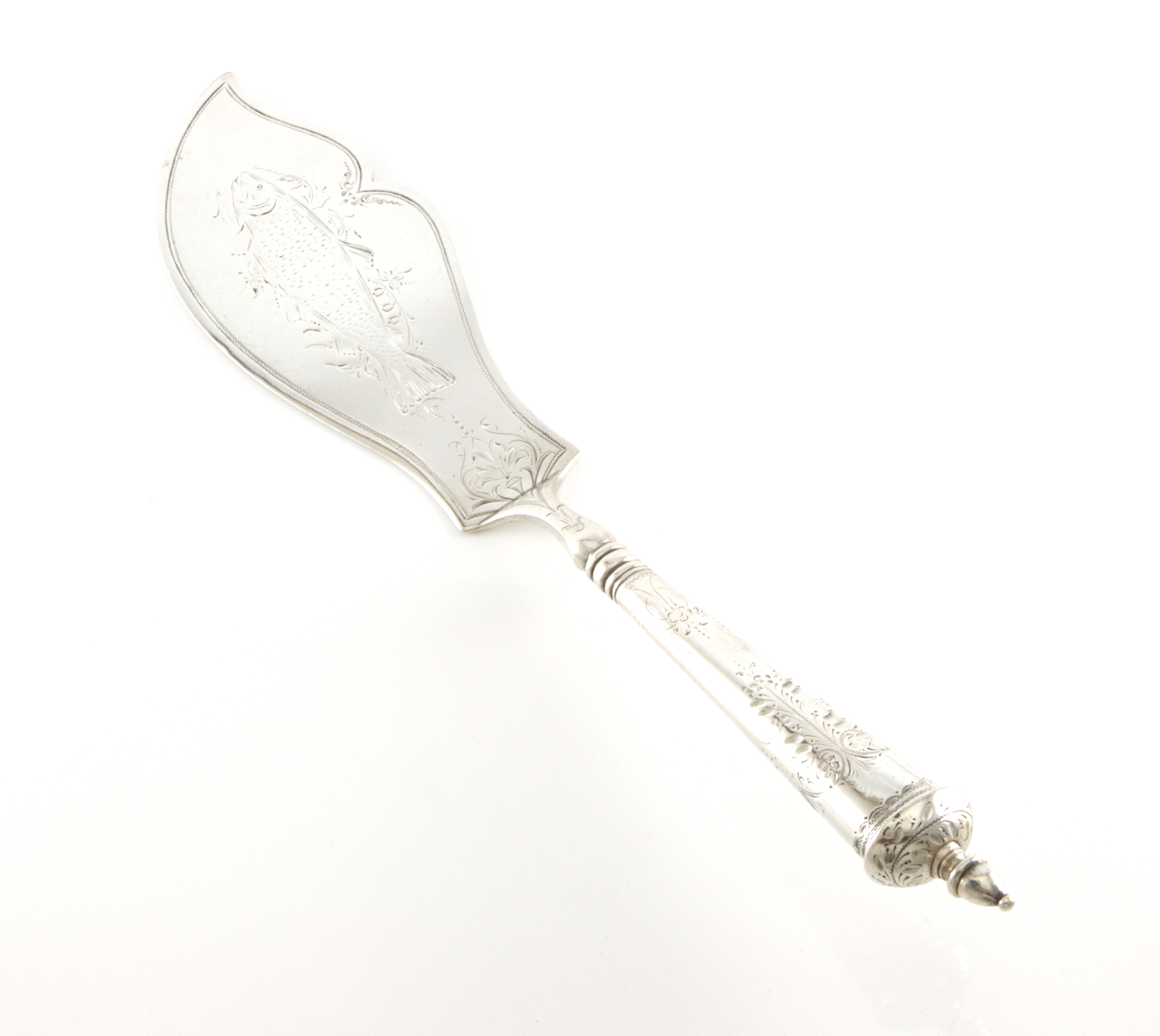 Antikk fiskespade. 1891