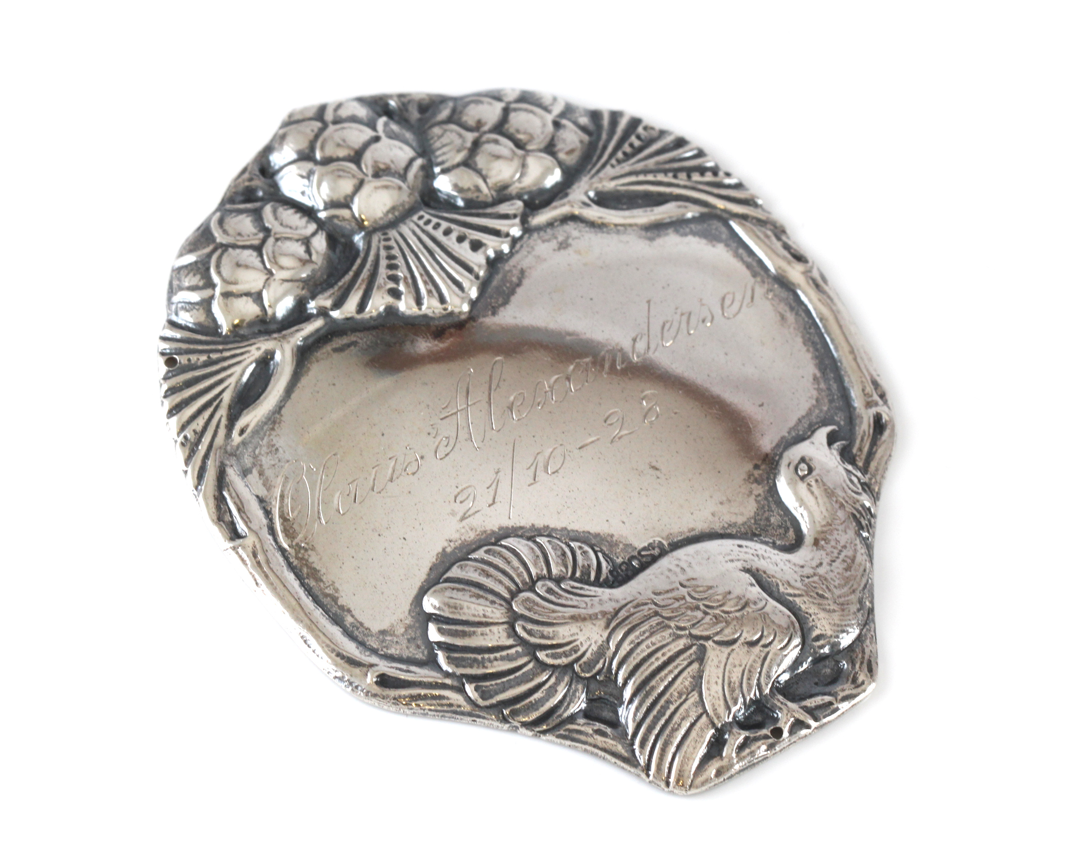 Frakkeskjold i sølv