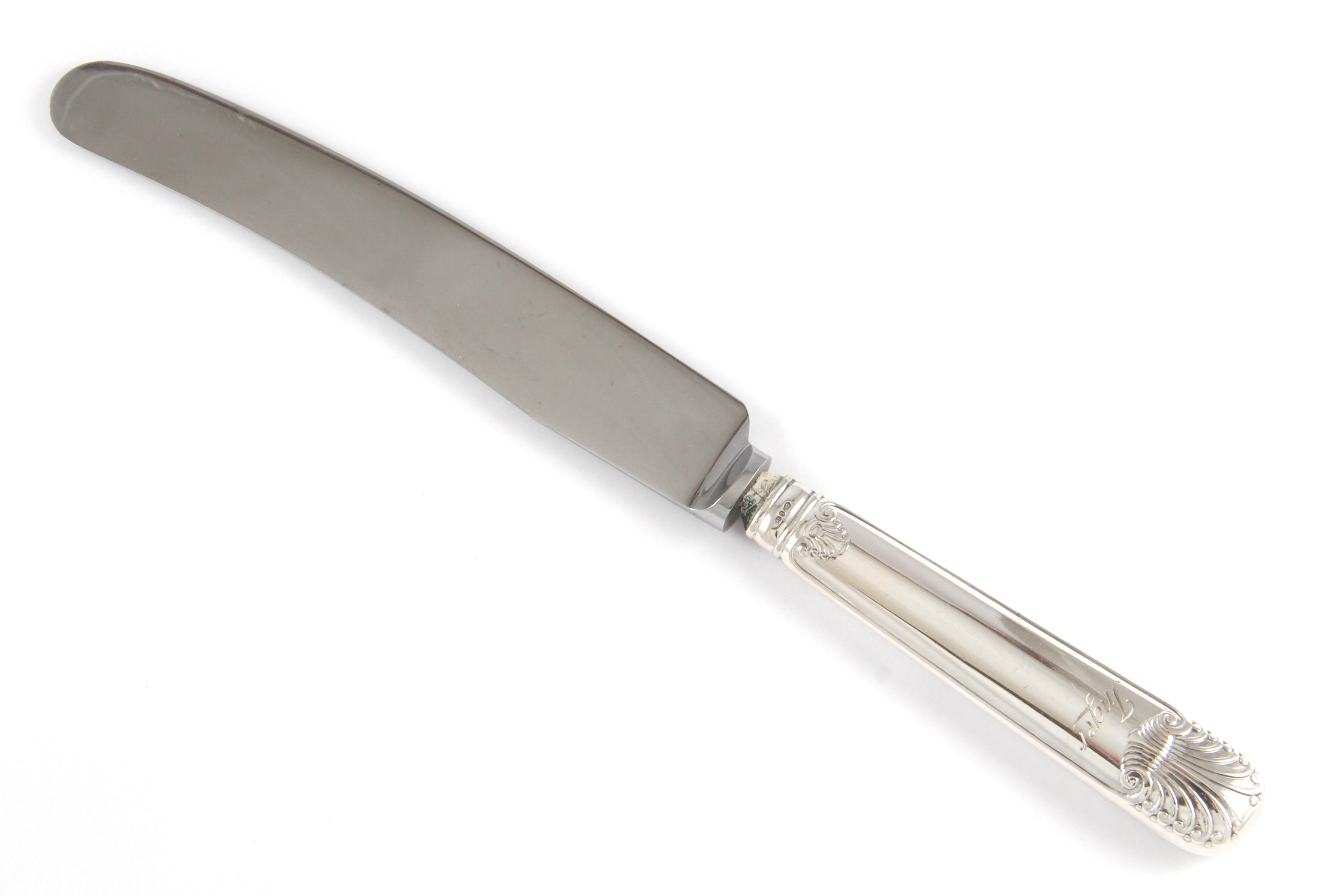 Brudesølv 1928 spisekniv i sølv