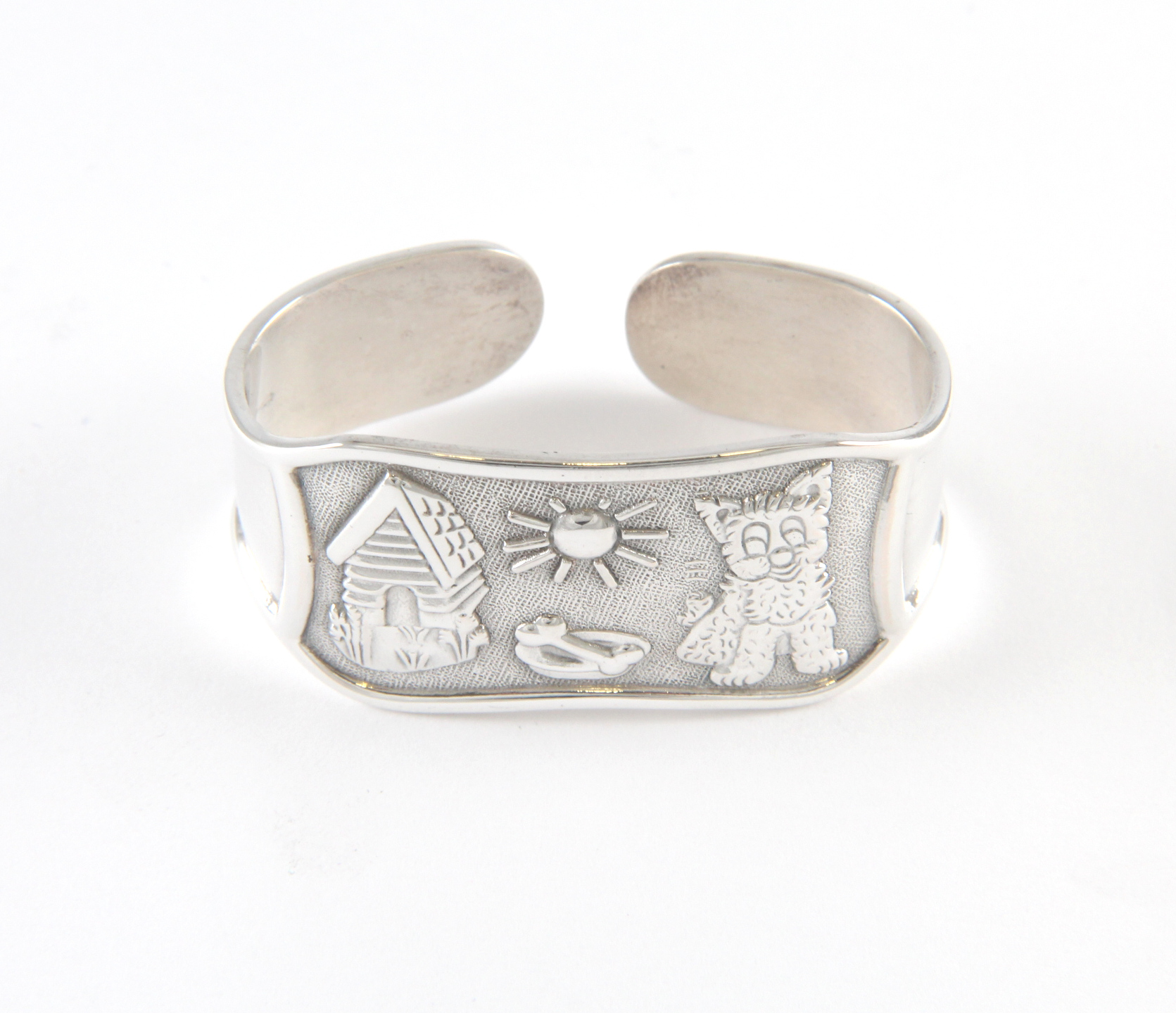 Trofast, barnbestikk i sølv.