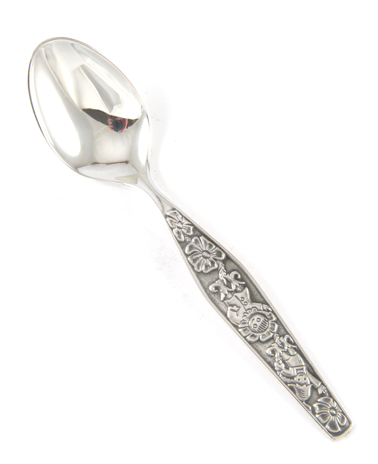 Lykkeliten, barnebestikk i sølv.