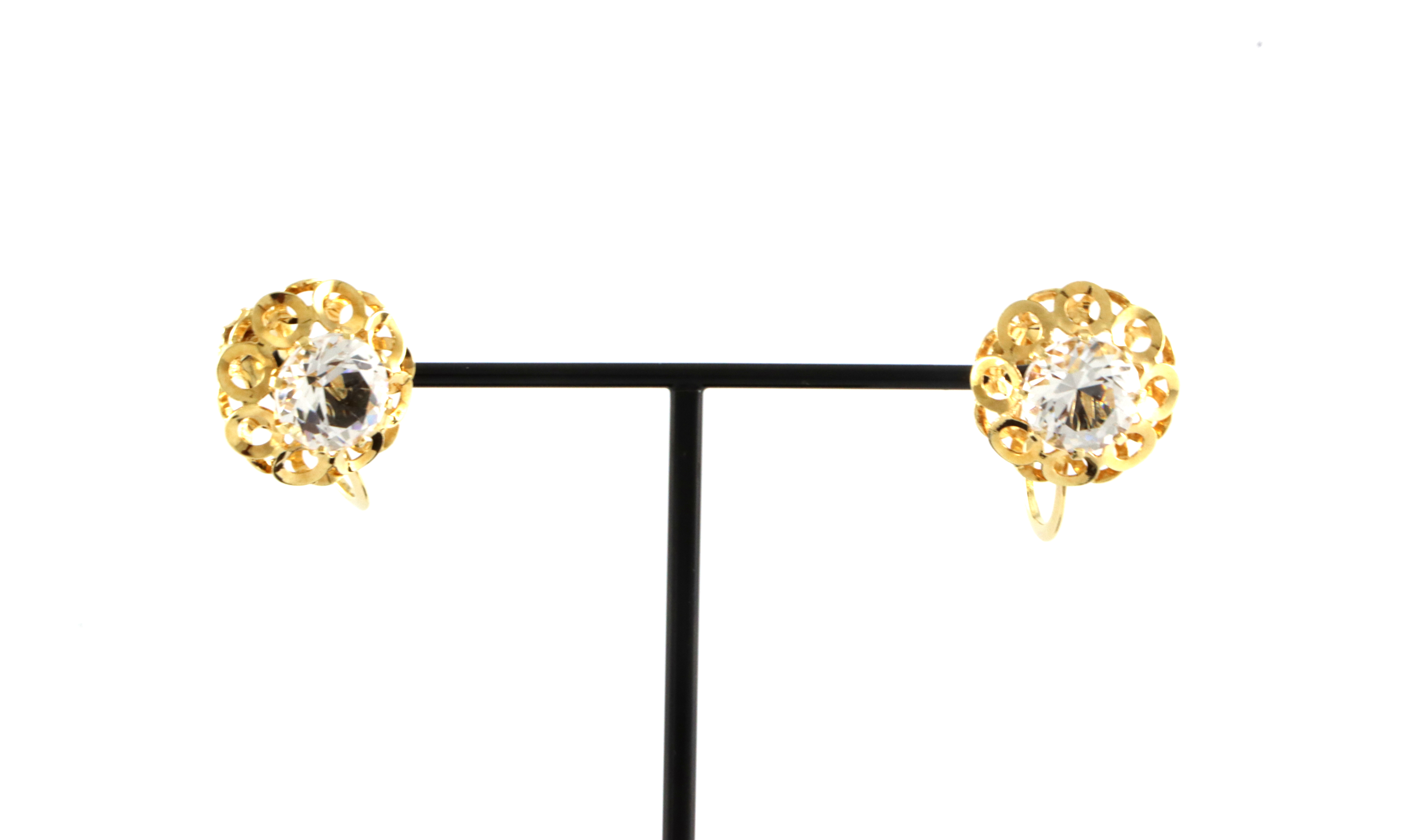 Klassiske øredobber med skruing  fra Ivar T Holth