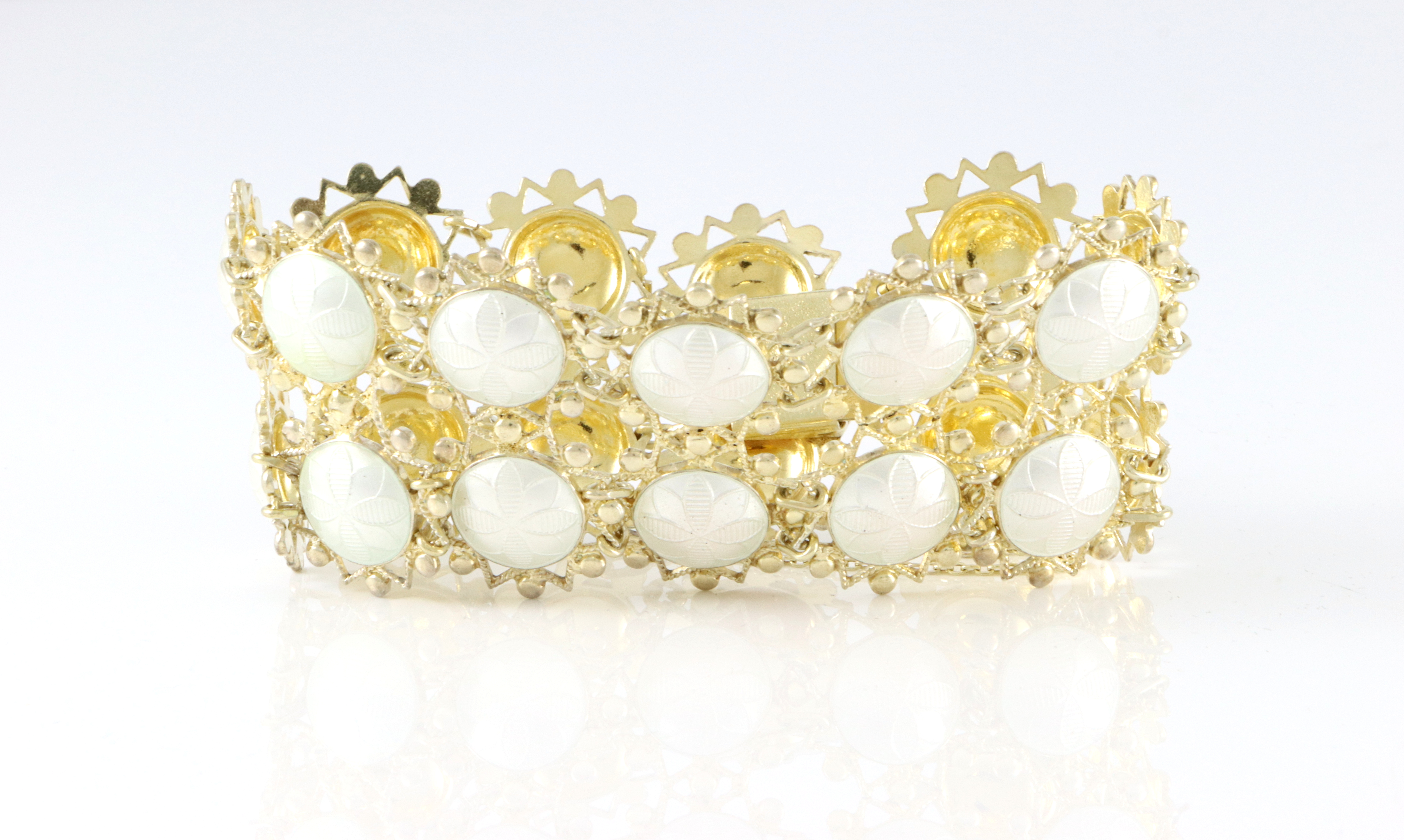 Emaljearmbånd i sølv